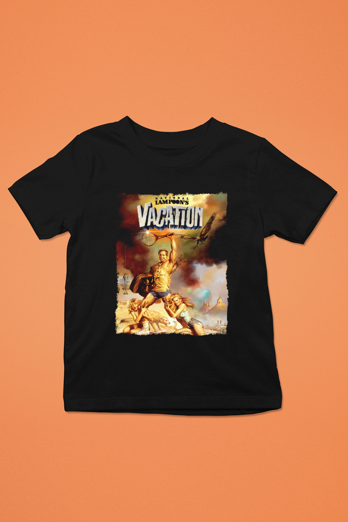 National Lampoons Vacation Siyah Unisex  Çocuk Tişört