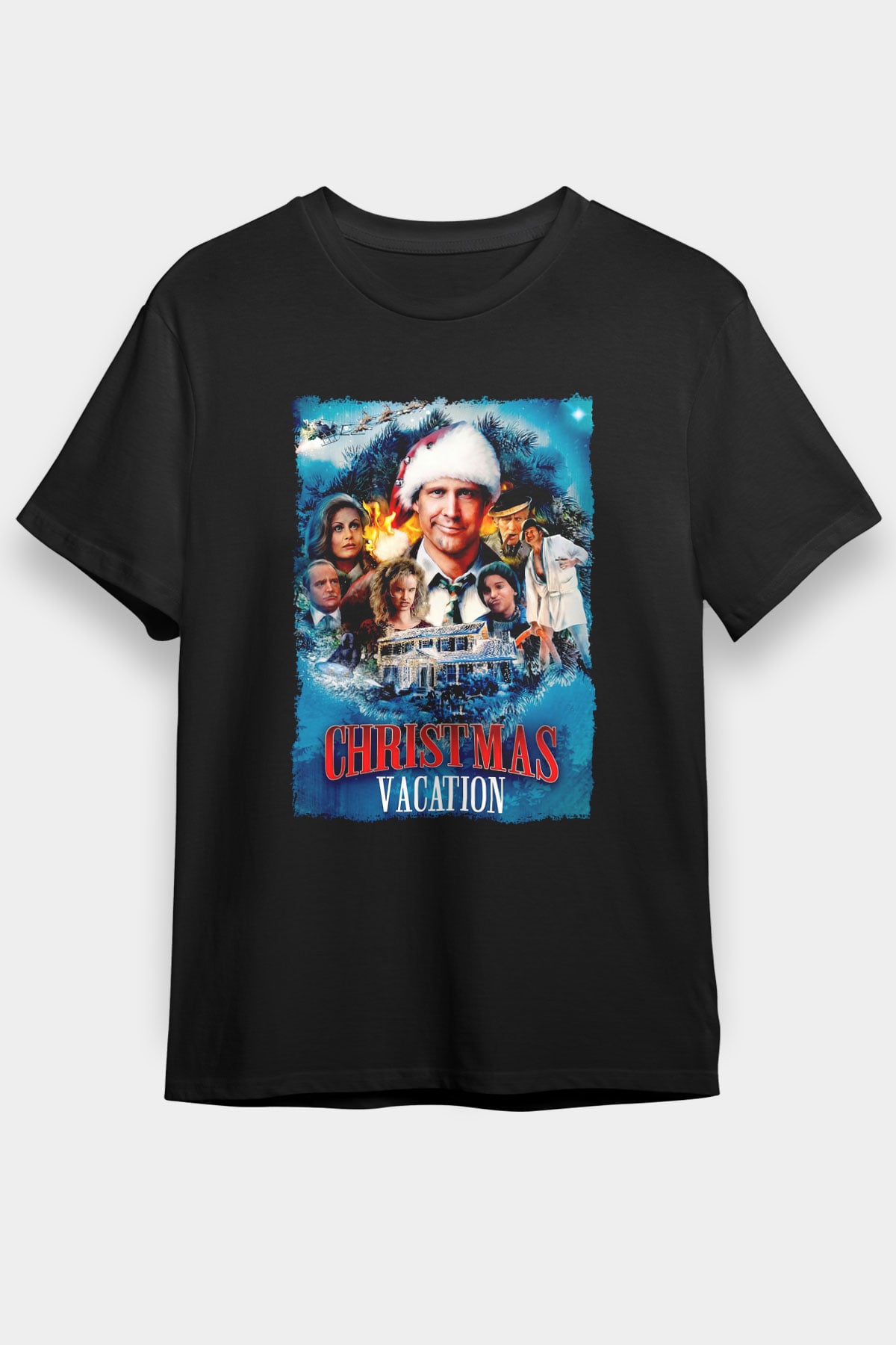 National Lampoons Vacation Siyah Unisex Tişört
