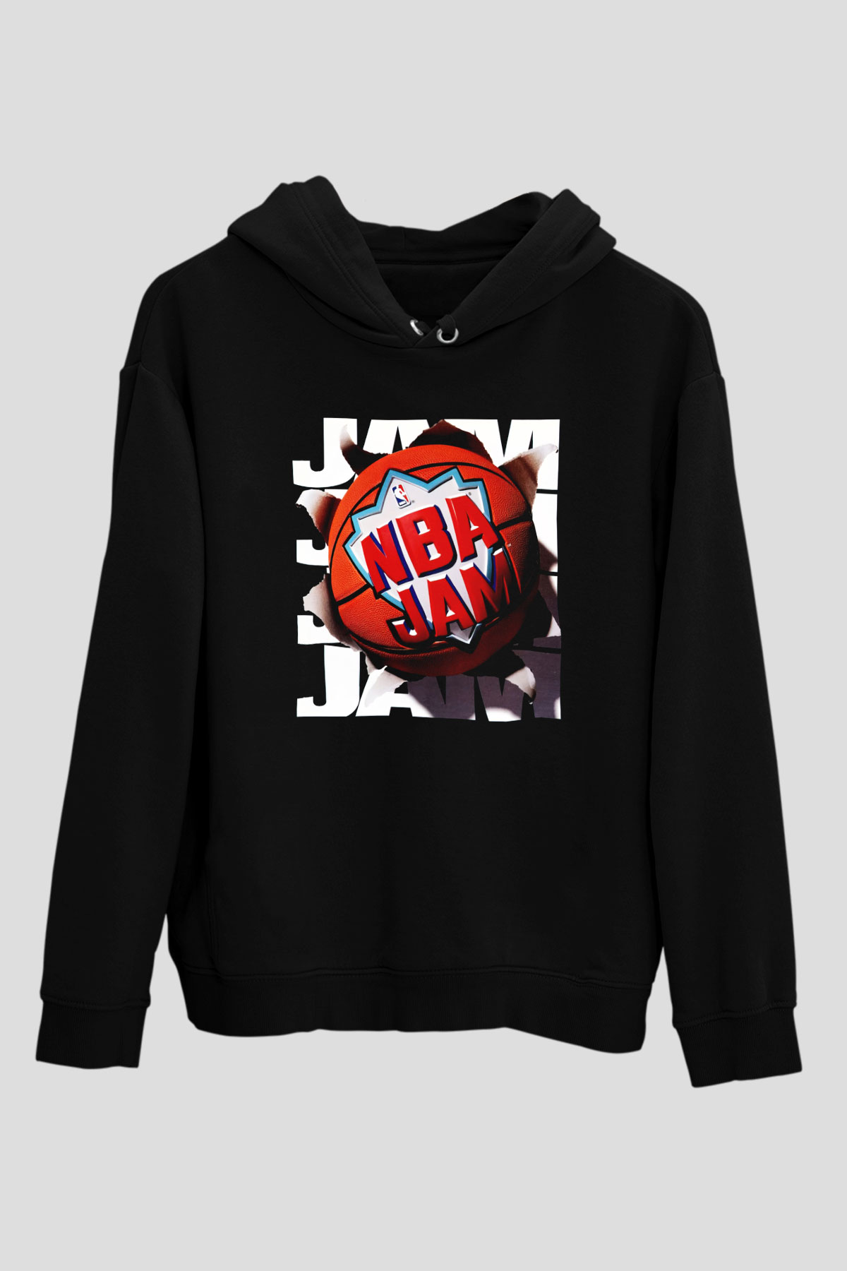 NBA Jam Siyah Unisex Hoodie