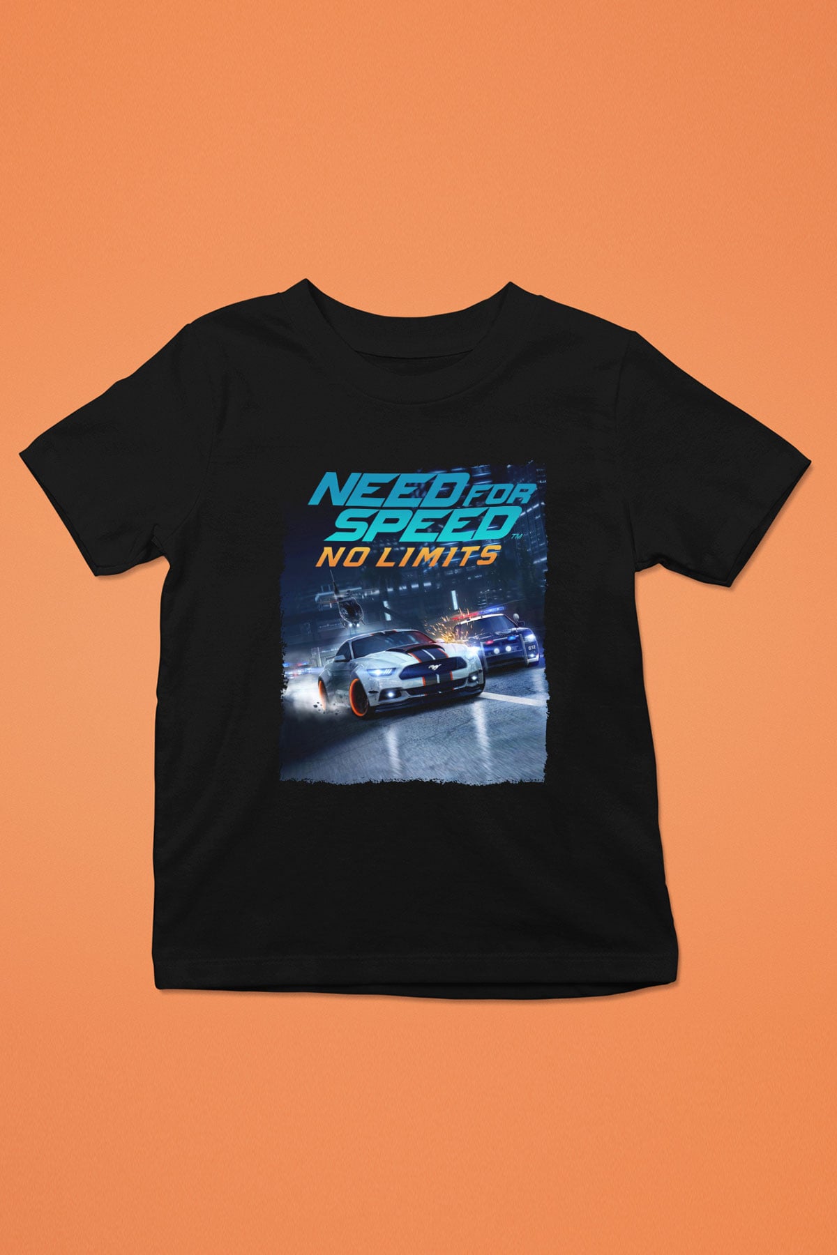 Need for Speed Siyah Unisex Çocuk Tişört