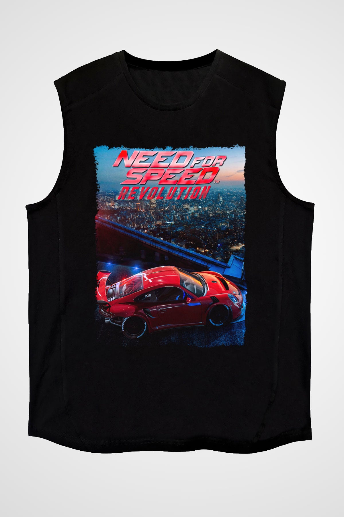 Need for Speed Siyah Unisex Kolsuz Tişört
