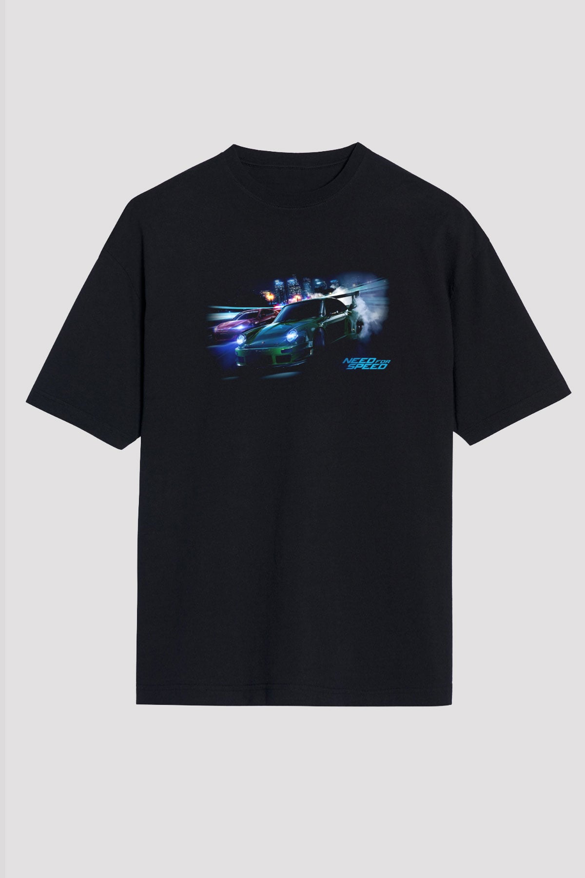 Need for Speed Siyah Unisex Oversize Tişört T-Shirt