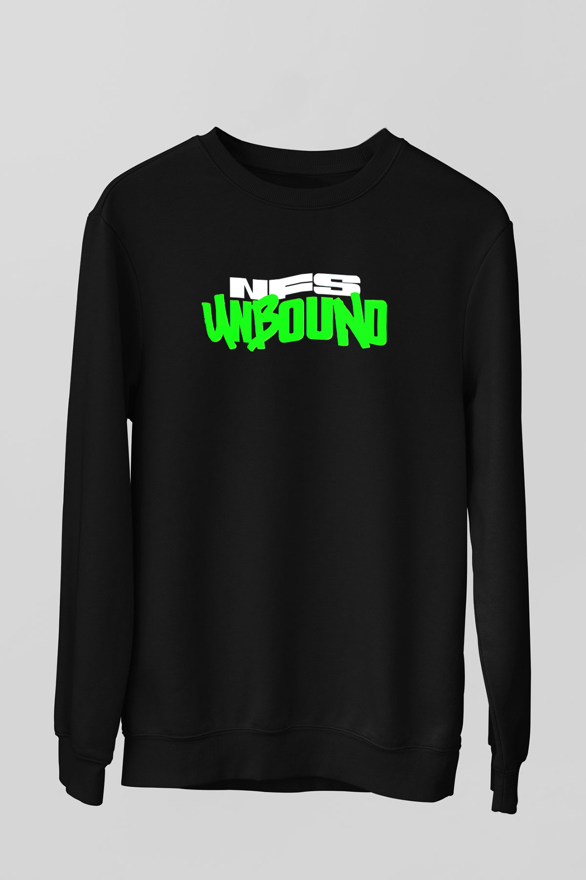 Need for Speed Siyah Unisex Sweatshirt