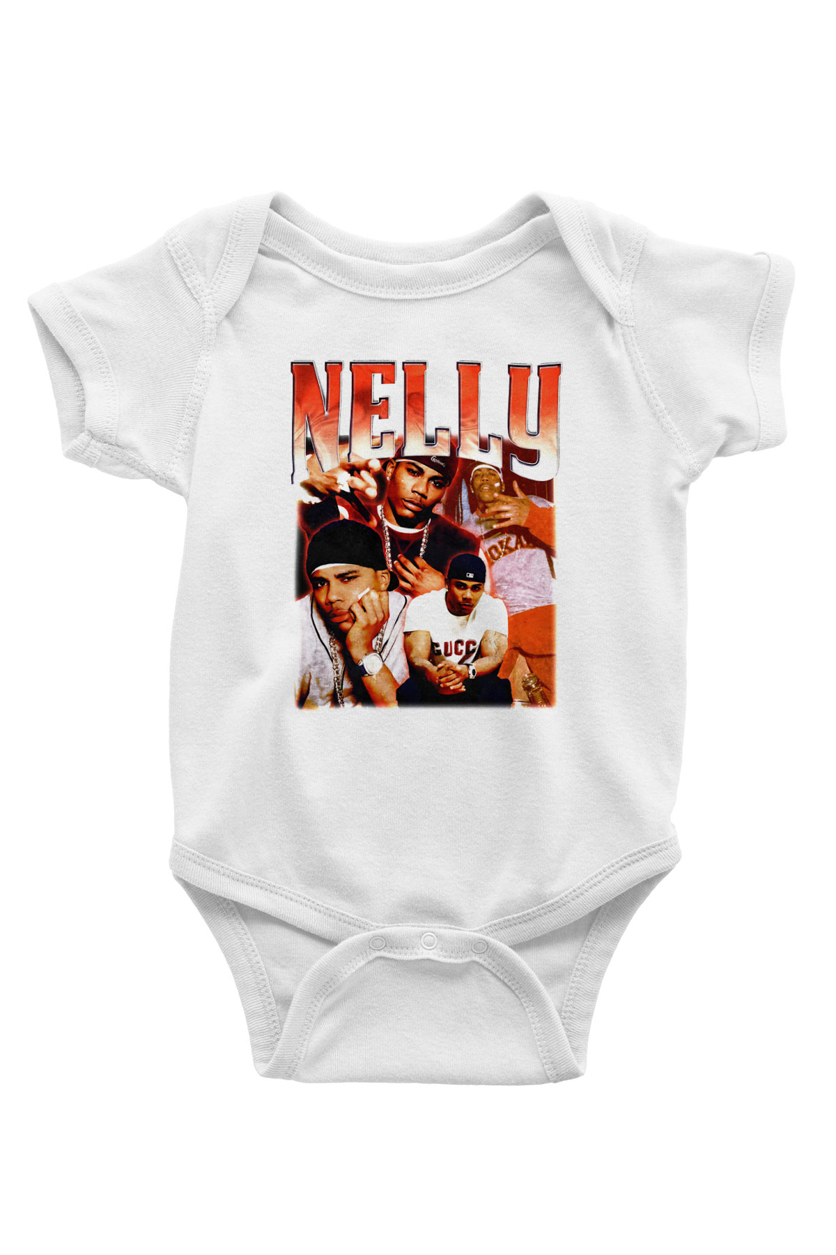 Nelly Beyaz Bebek Body - Zıbın