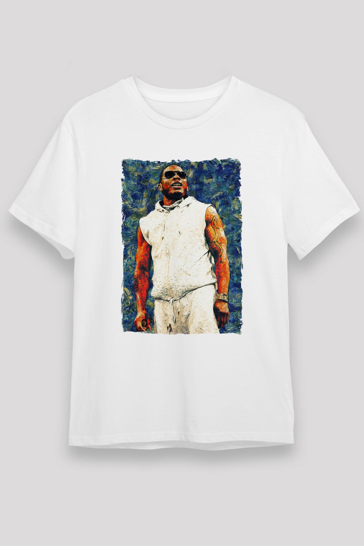 Nelly Beyaz Unisex Tişört T-Shirt - TişörtFabrikası