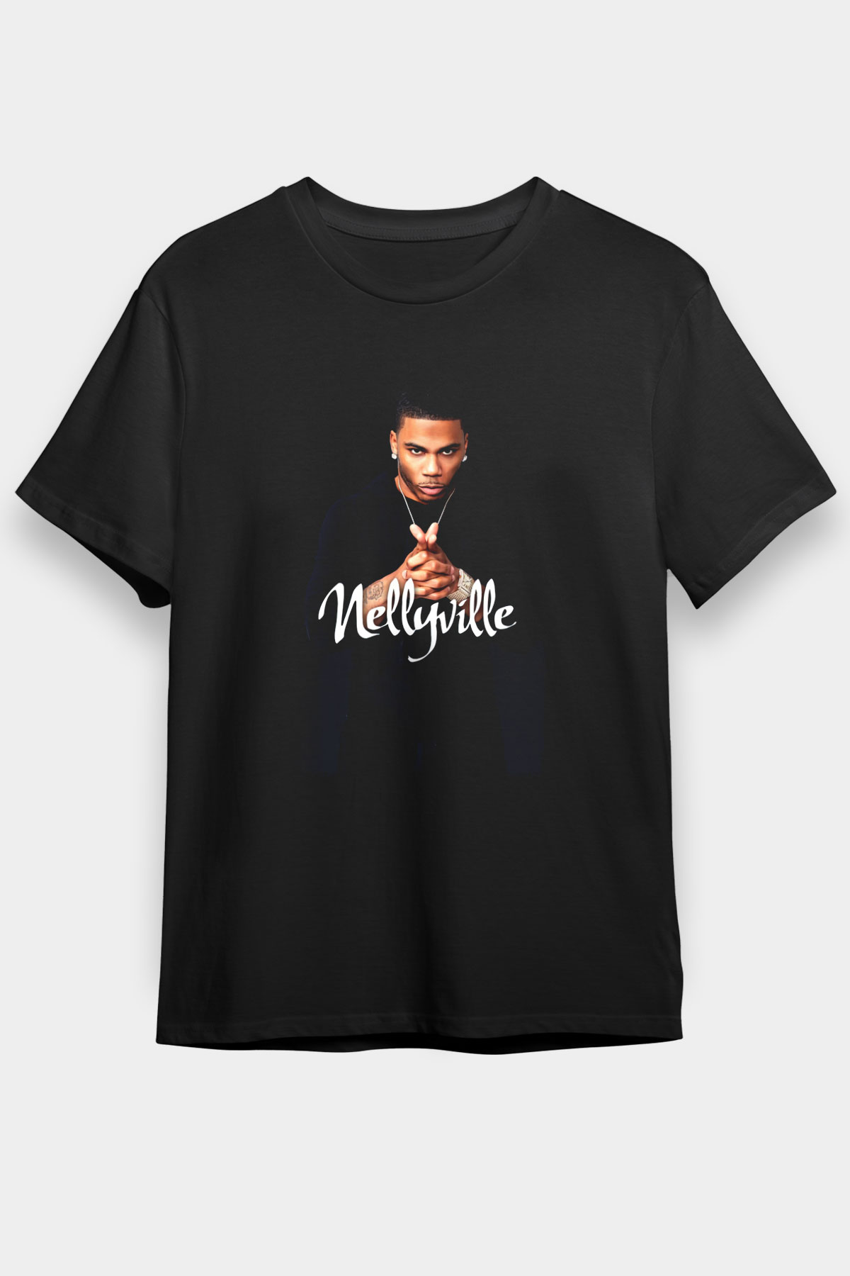 Nelly Siyah Unisex Tişört T-Shirt - TişörtFabrikası