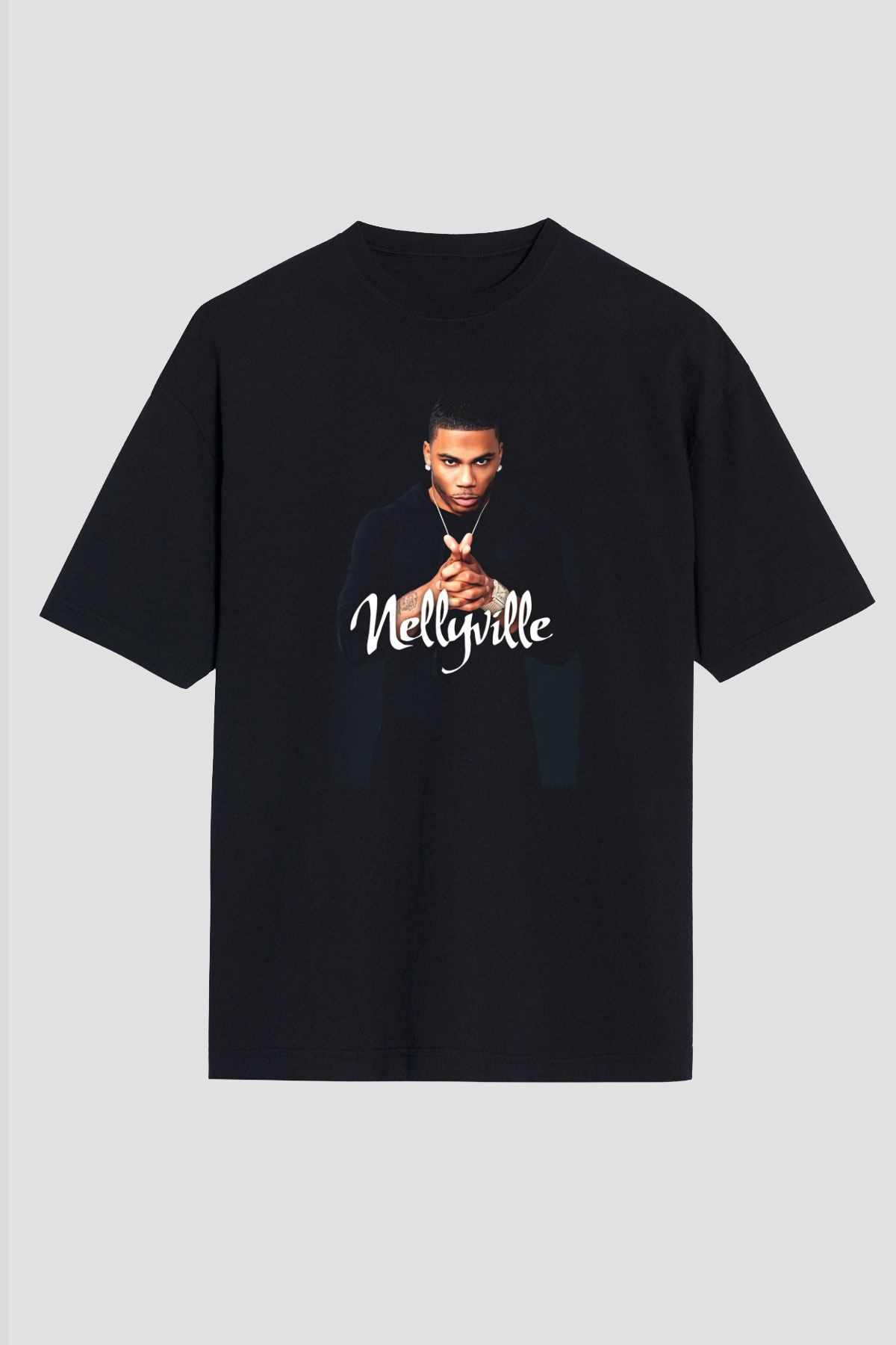 Nelly Siyah Unisex Tişört T-Shirt - TişörtFabrikası