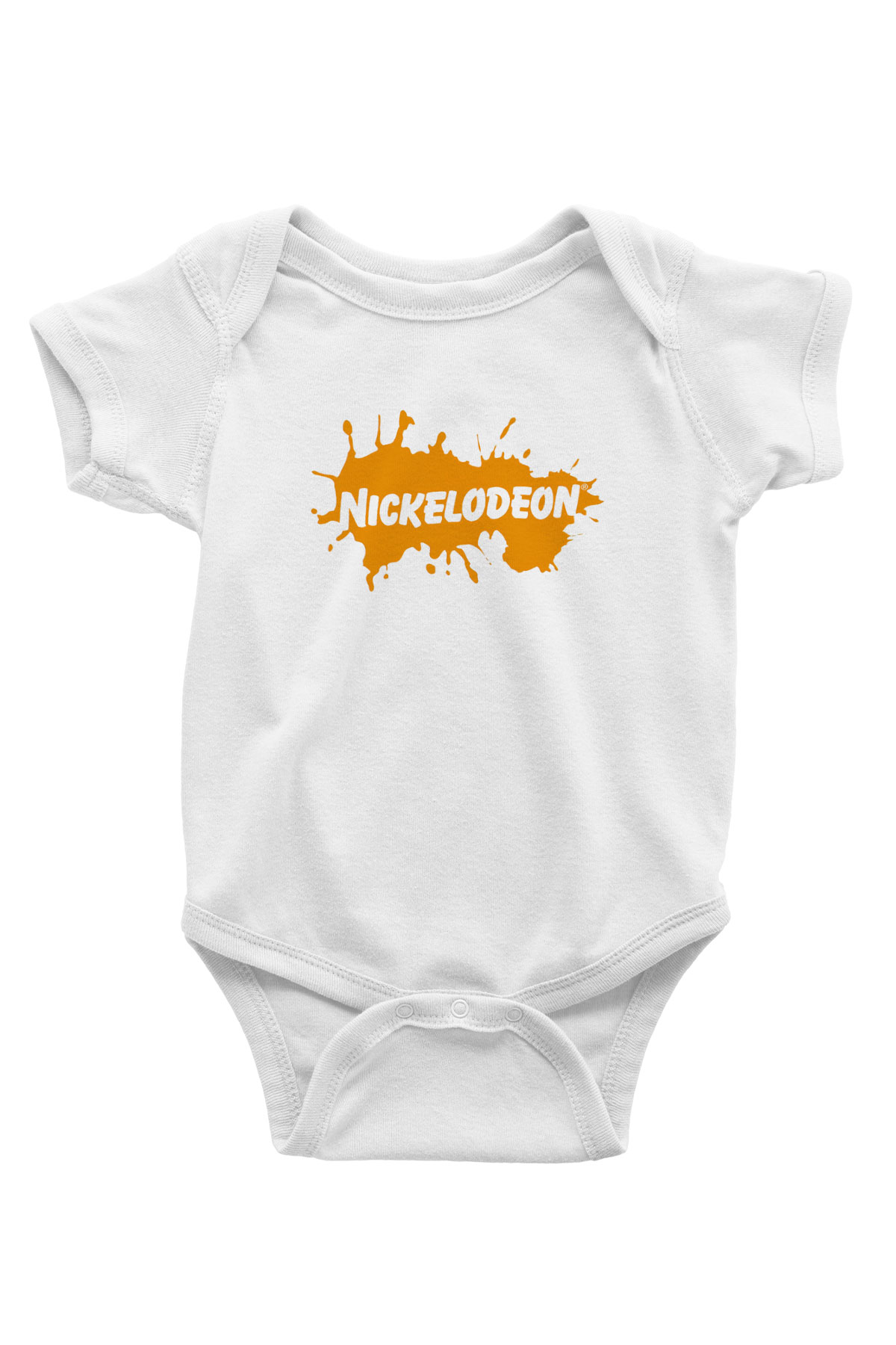 Nickelodeon Baskılı Beyaz Unisex Bebek Body - Zıbın