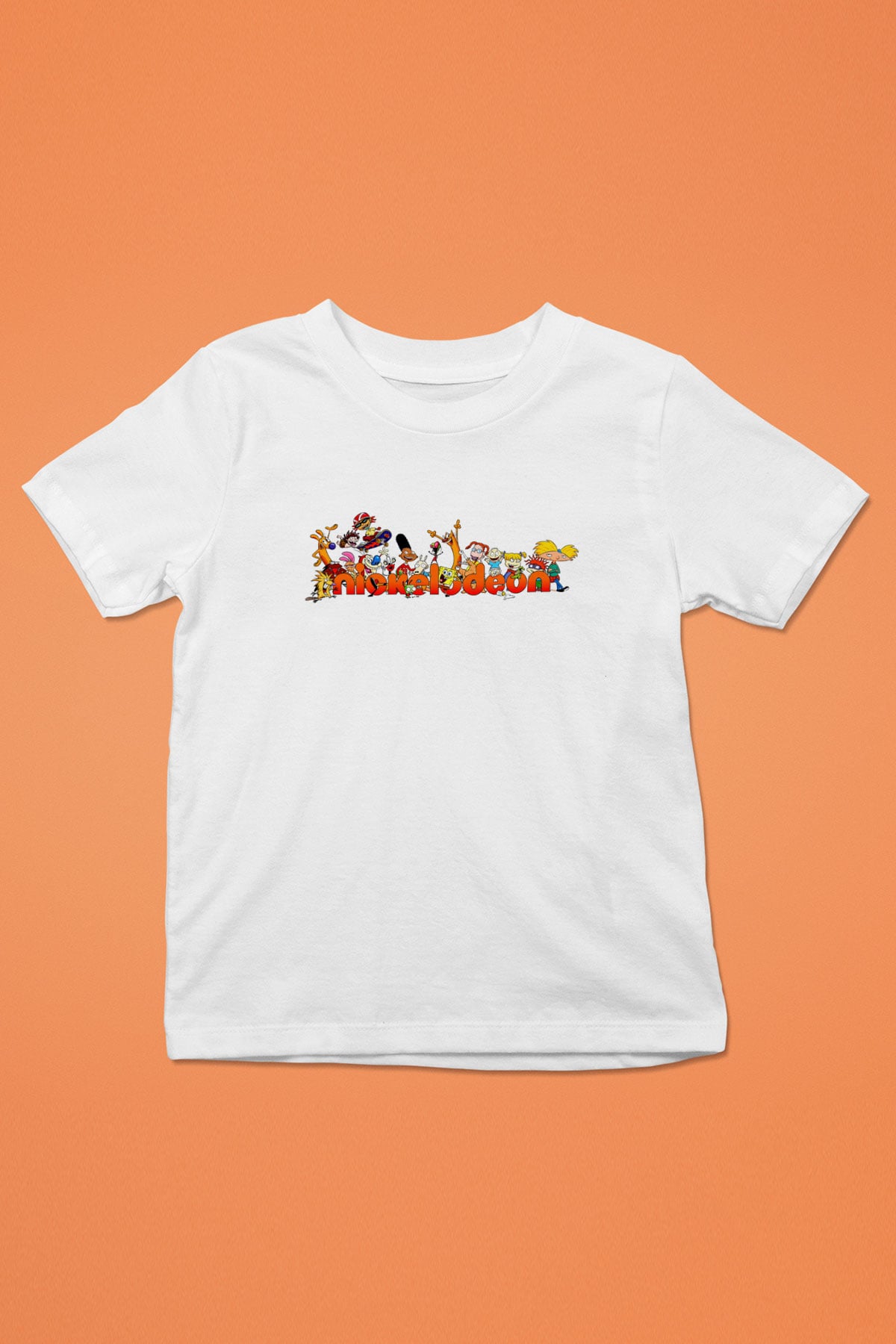 Nickelodeon Beyaz Unisex Çocuk Tişört