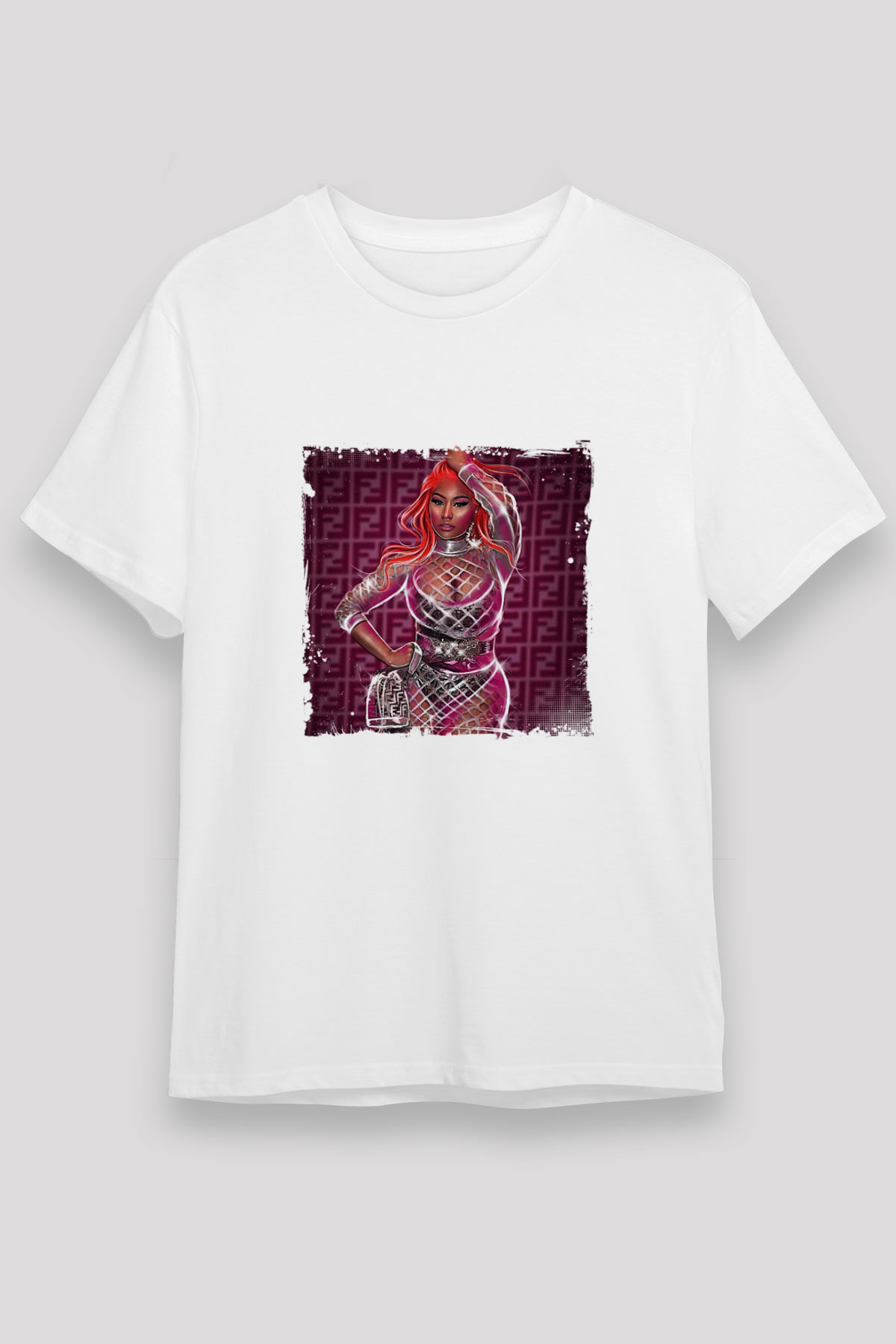 Nicki Minaj Unisex White Graphic Tee - STREETWEAR