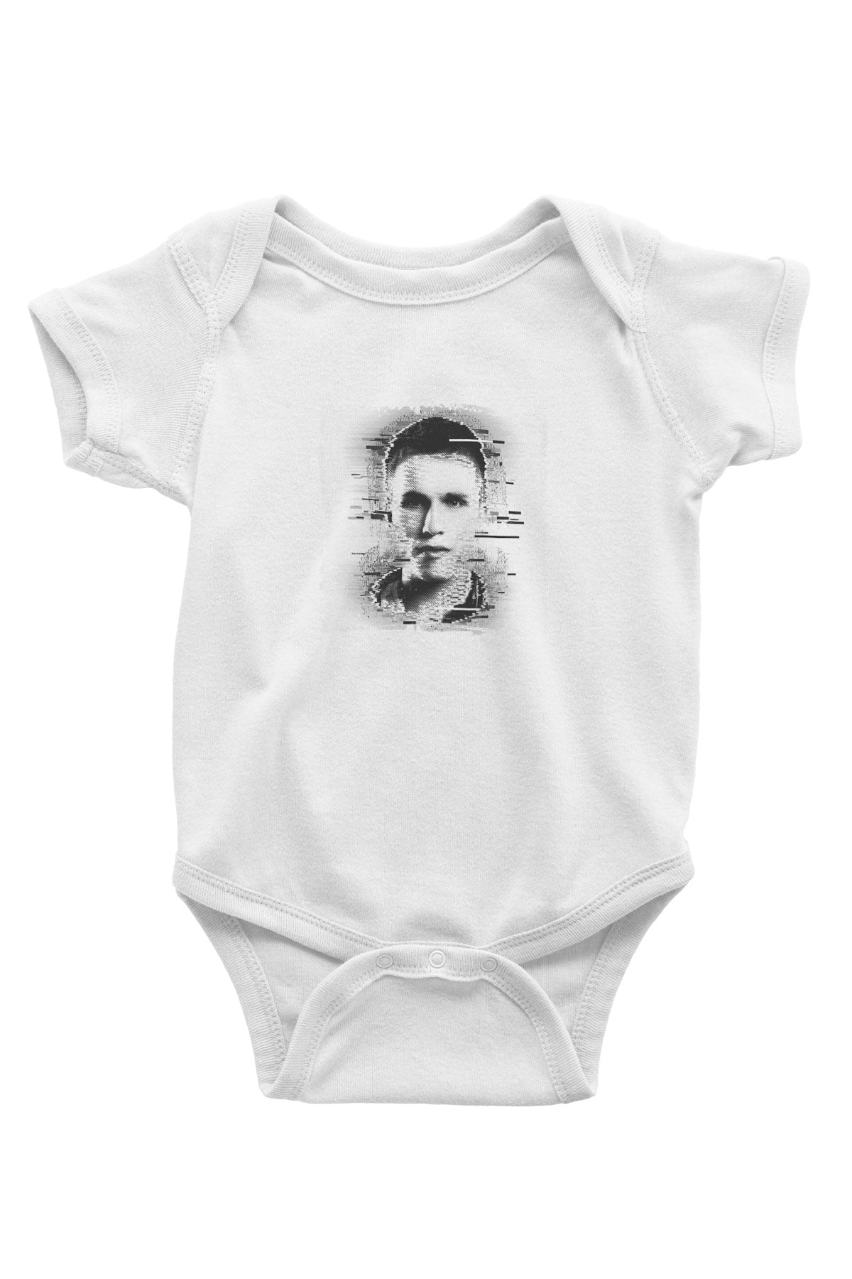 Nicky Romero Baskılı Beyaz Bebek Body - Zıbın