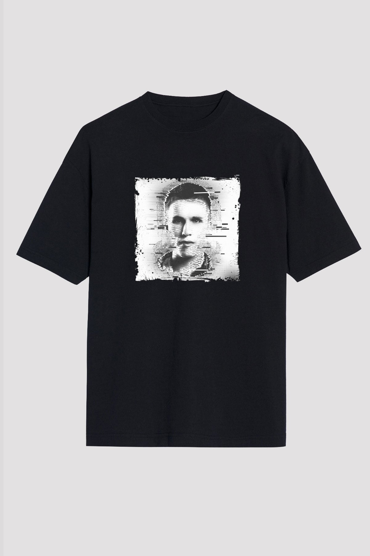 Nicky Romero Baskılı Unisex Oversize Siyah Tişört