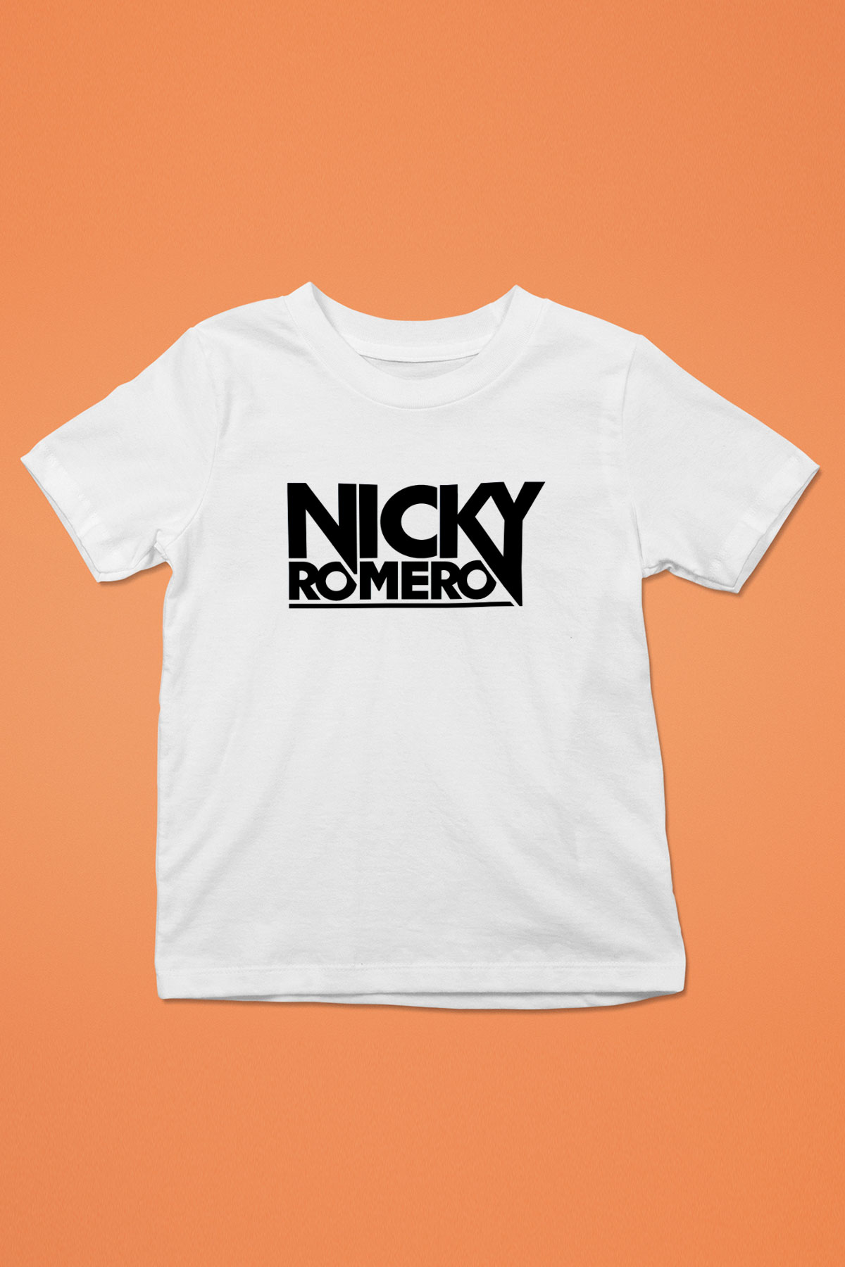 Nicky Romero Beyaz Unisex Çocuk Tişört