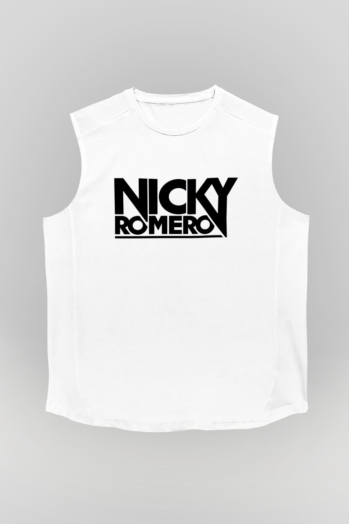 Nicky Romero Beyaz Unisex Kolsuz Tişört