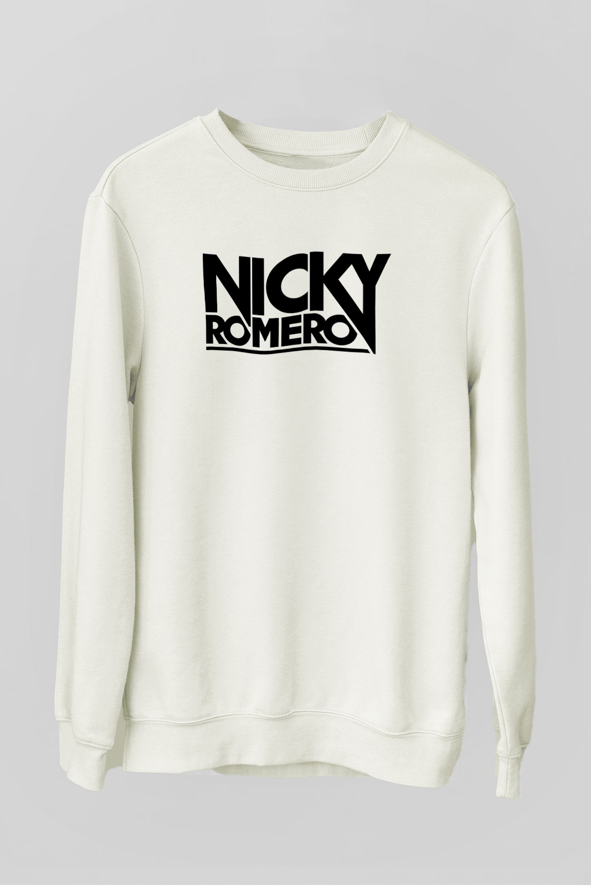 Nicky Romero Beyaz Unisex Sweatshirt