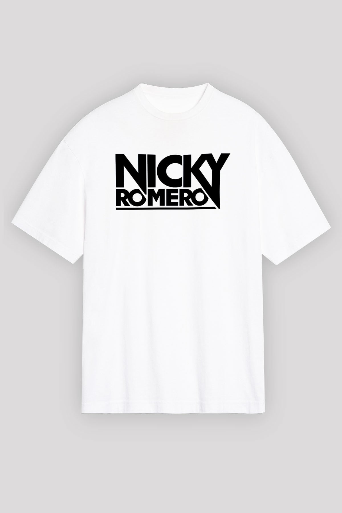 Nicky Romero Beyaz Unisex Tişört T-Shirt - TişörtFabrikası