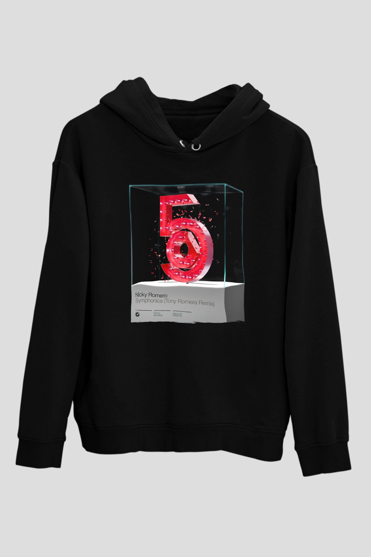 Nicky Romero Siyah Unisex Kapüşonlu Sweatshirt