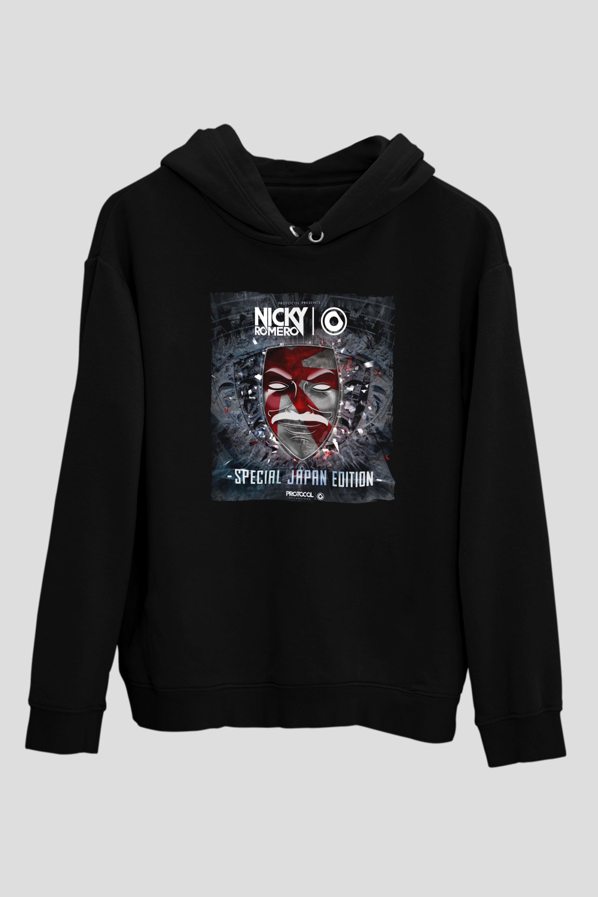 Nicky Romero Siyah Unisex Kapüşonlu Sweatshirt