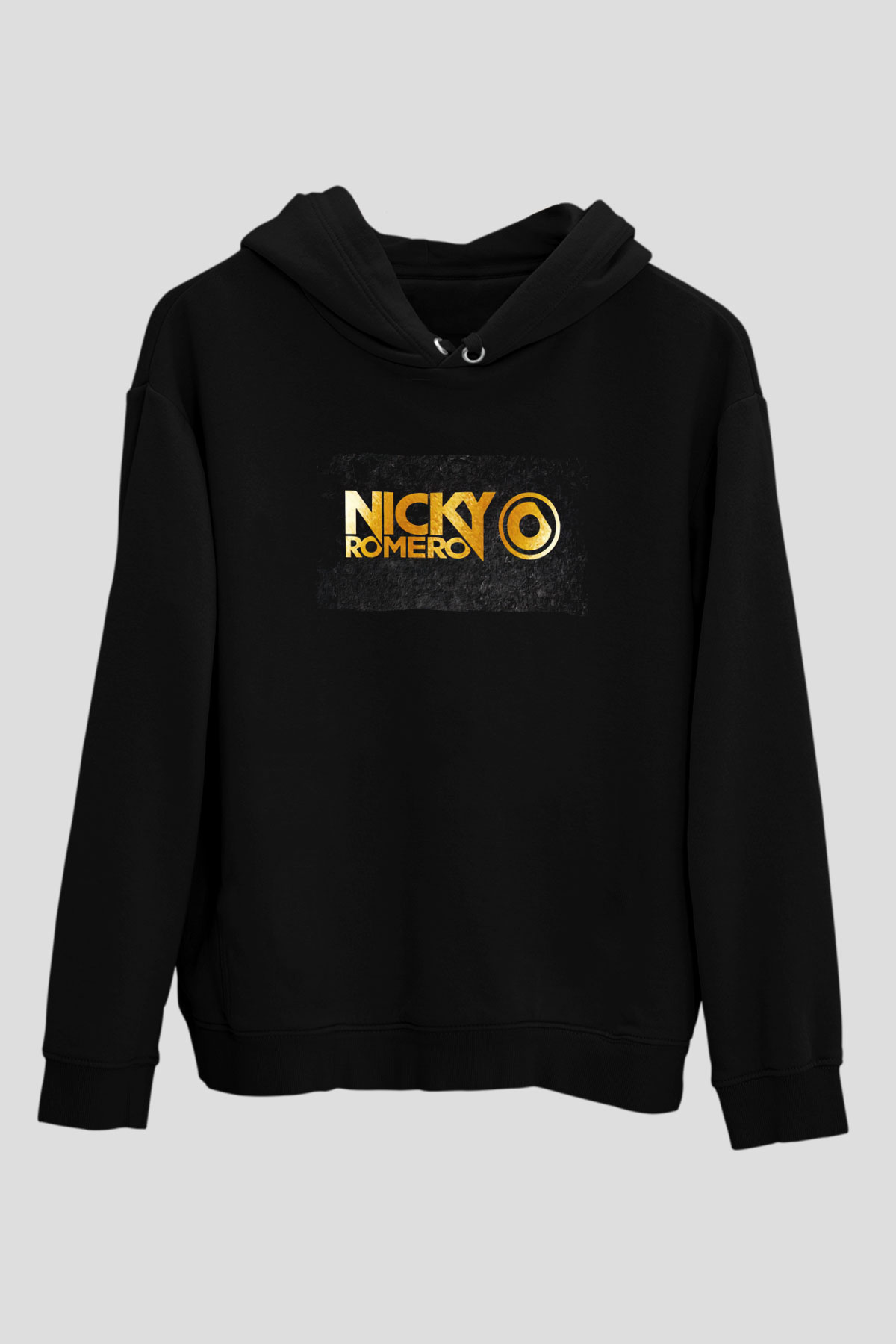 Nicky Romero Siyah Unisex Kapüşonlu Sweatshirt
