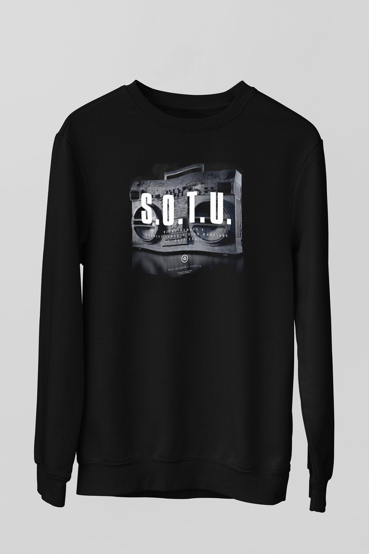 Nicky Romero Siyah Unisex Sweatshirt