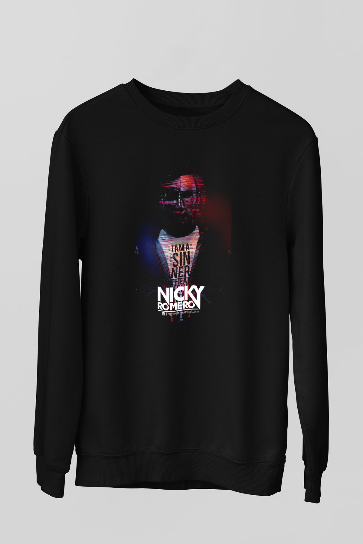 Nicky Romero Siyah Unisex Sweatshirt