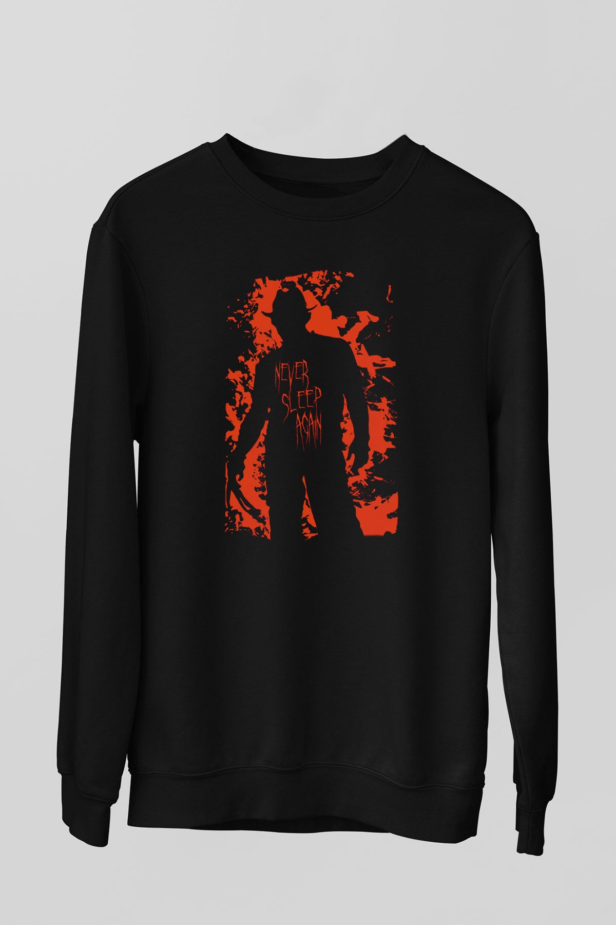 Nightmare on Elm Street Elm Sokağı Siyah Unisex Sweatshirt
