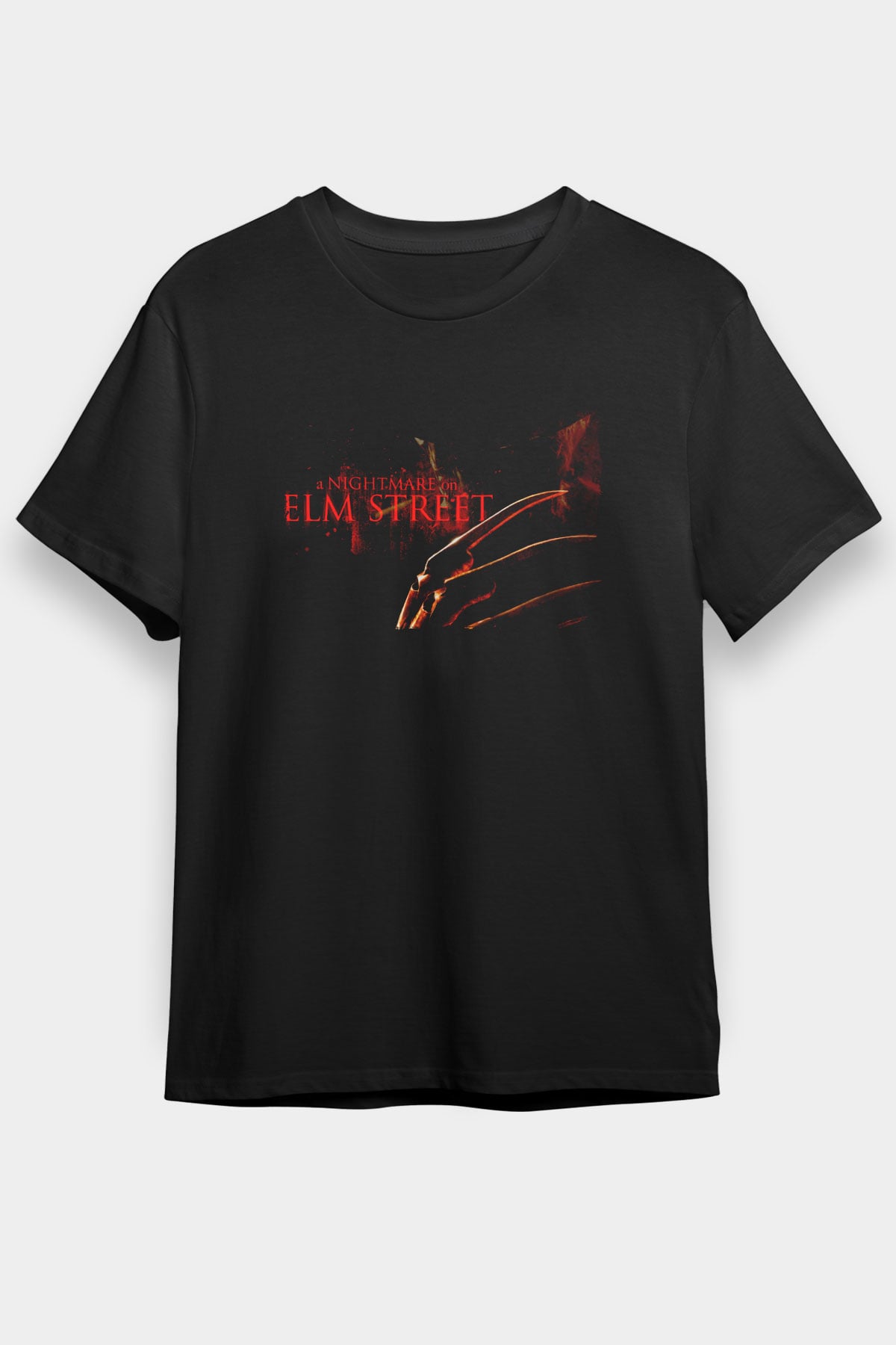 Nightmare on Elm Street Elm Sokağı Siyah Unisex Tişört