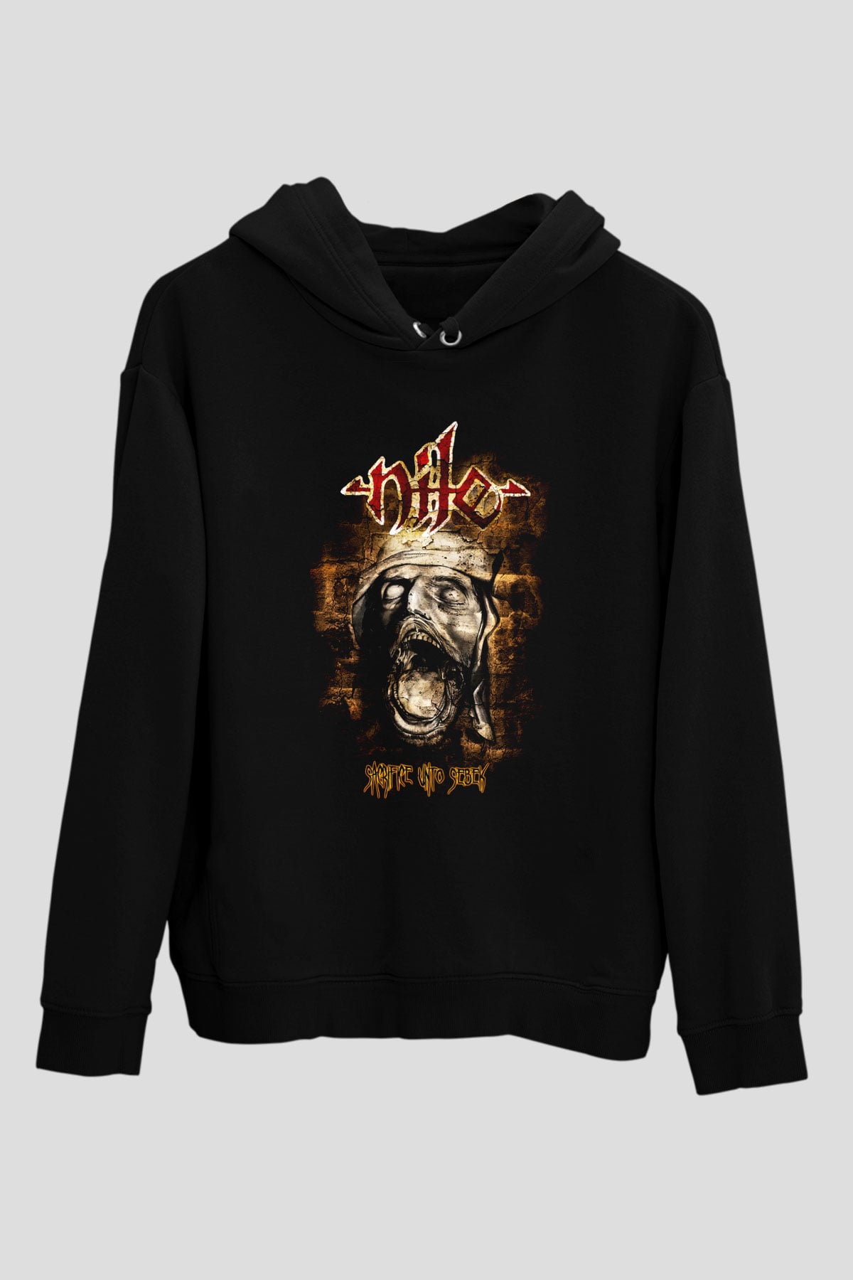 Nile Siyah Unisex Hoodie