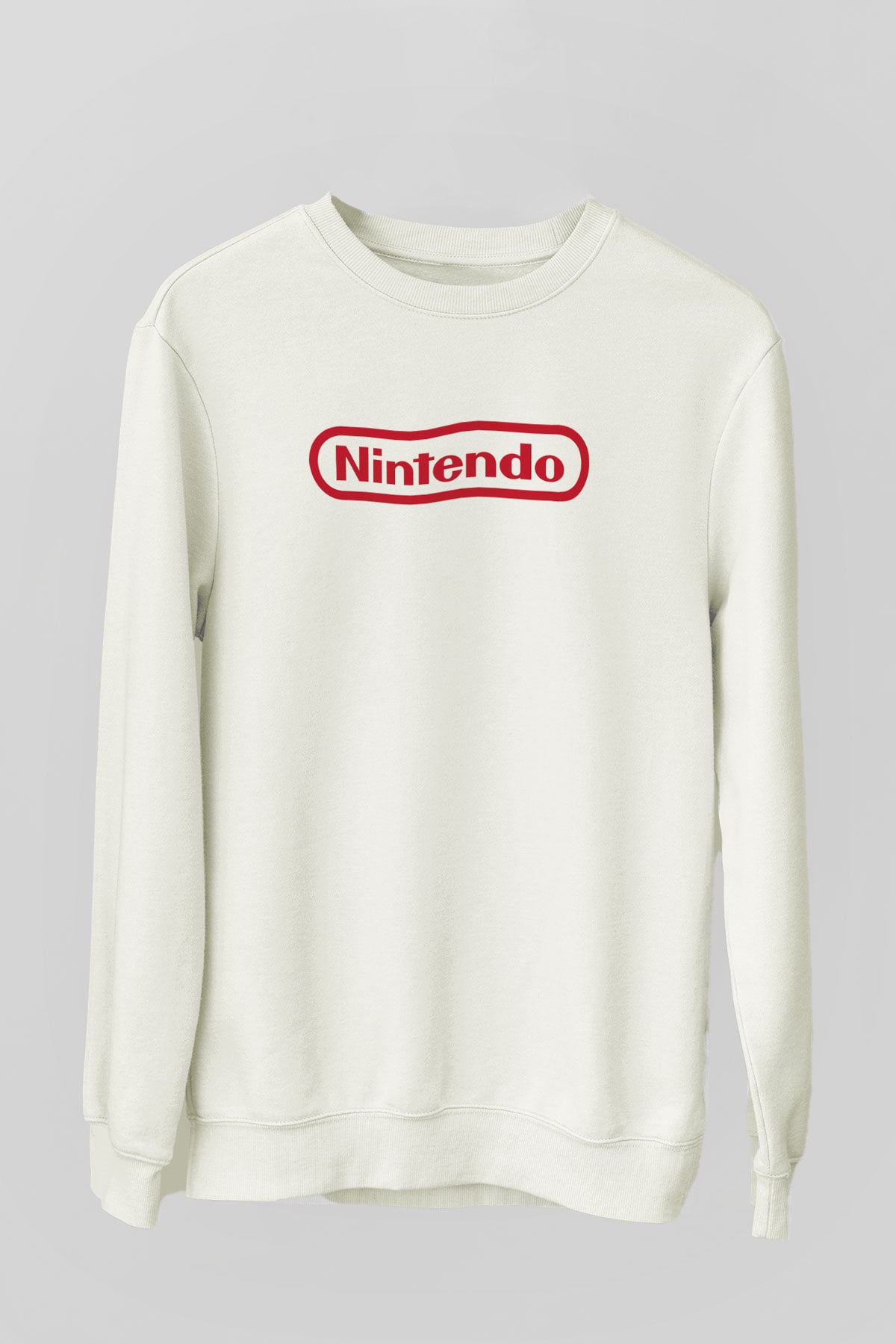 Nintendo Beyaz Unisex Sweatshirt