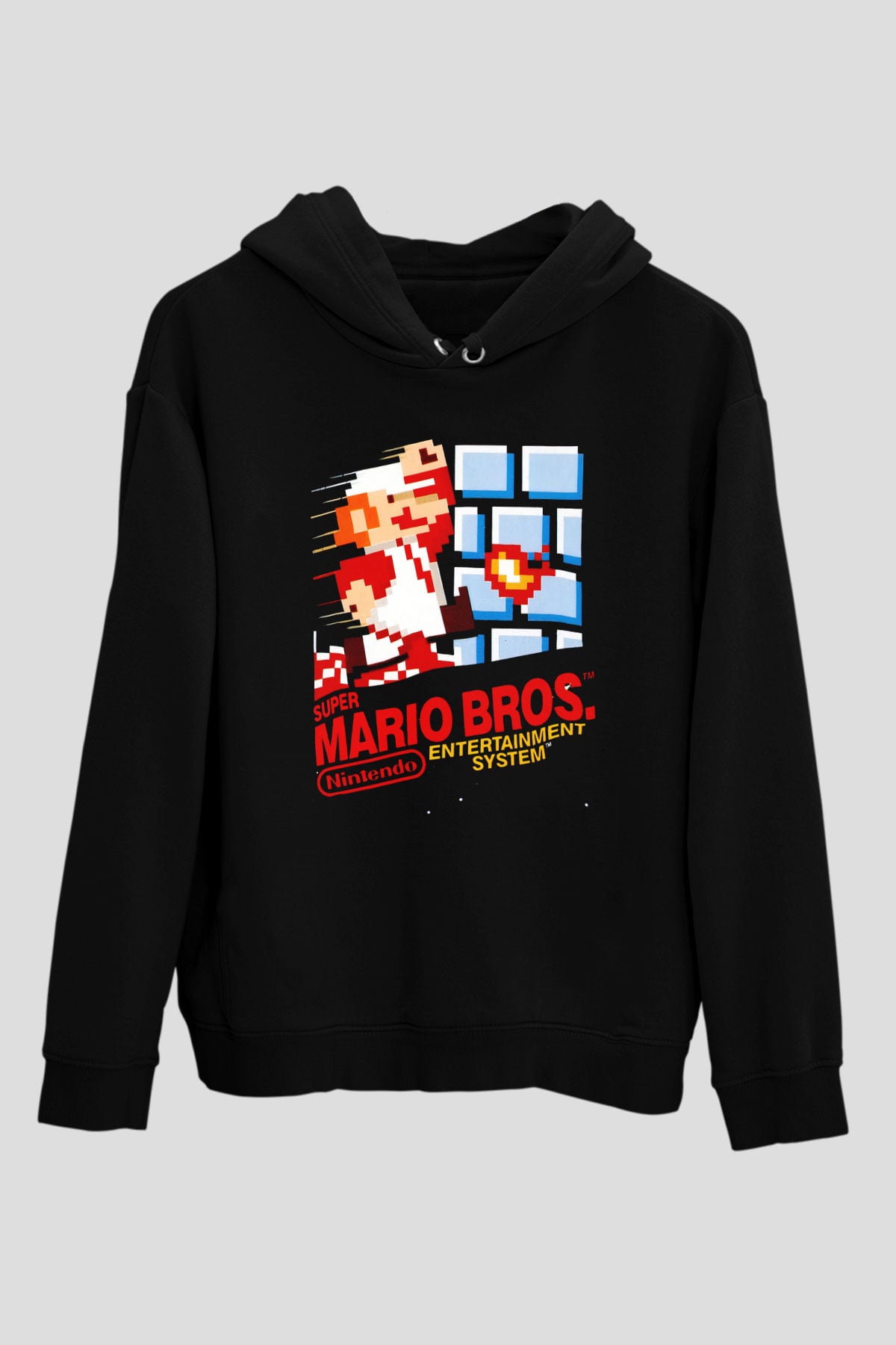Nintendo Siyah Unisex Hoodie