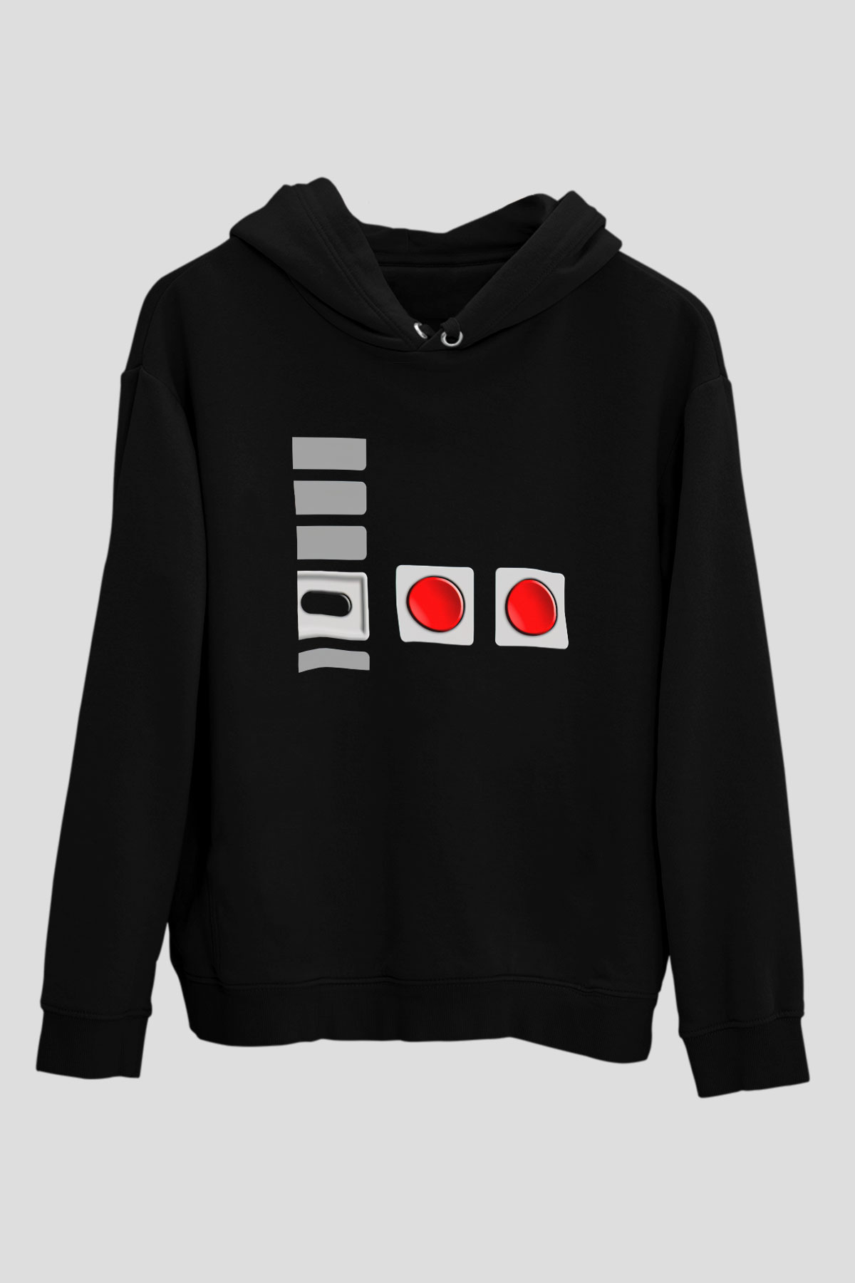 Nintendo Siyah Unisex Hoodie
