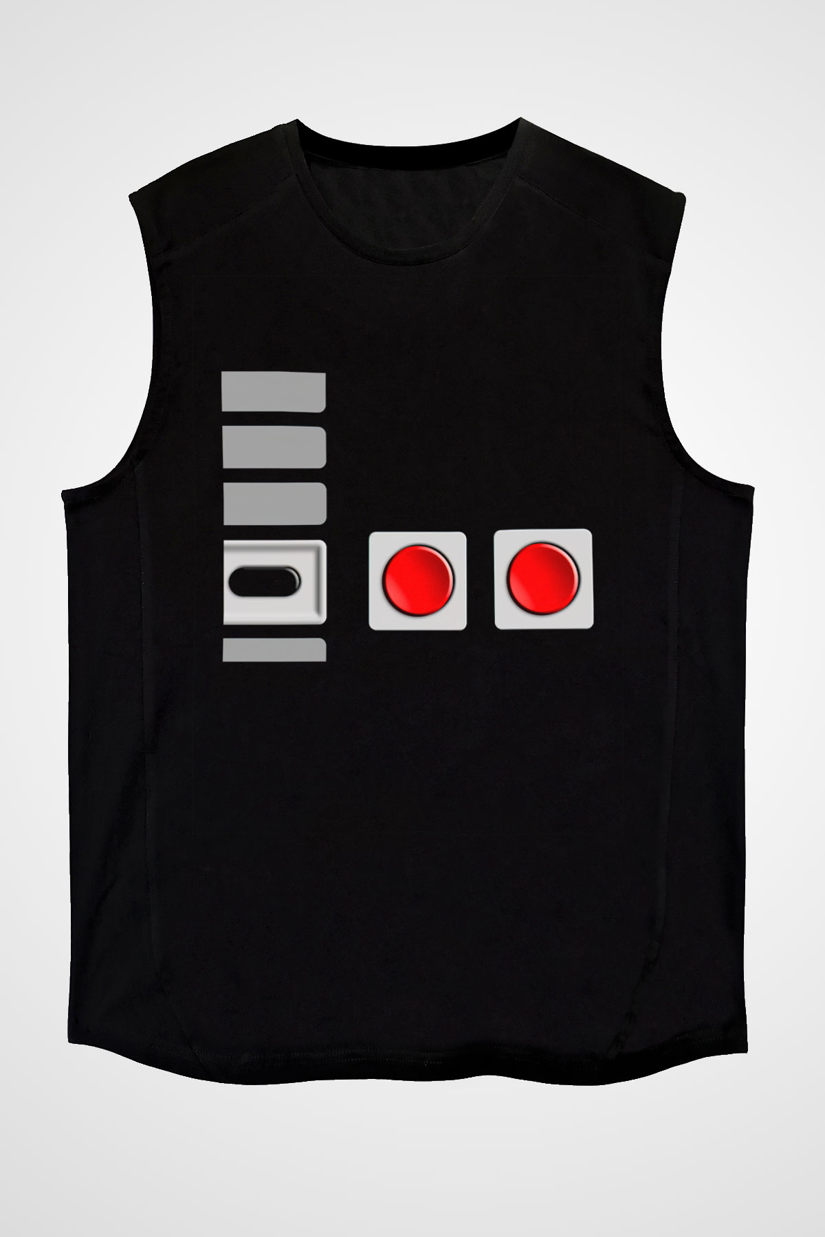 Nintendo Siyah Unisex  Kolsuz Tişört