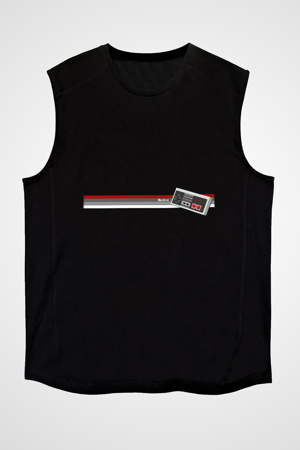 Nintendo Siyah Unisex Kolsuz Tişört