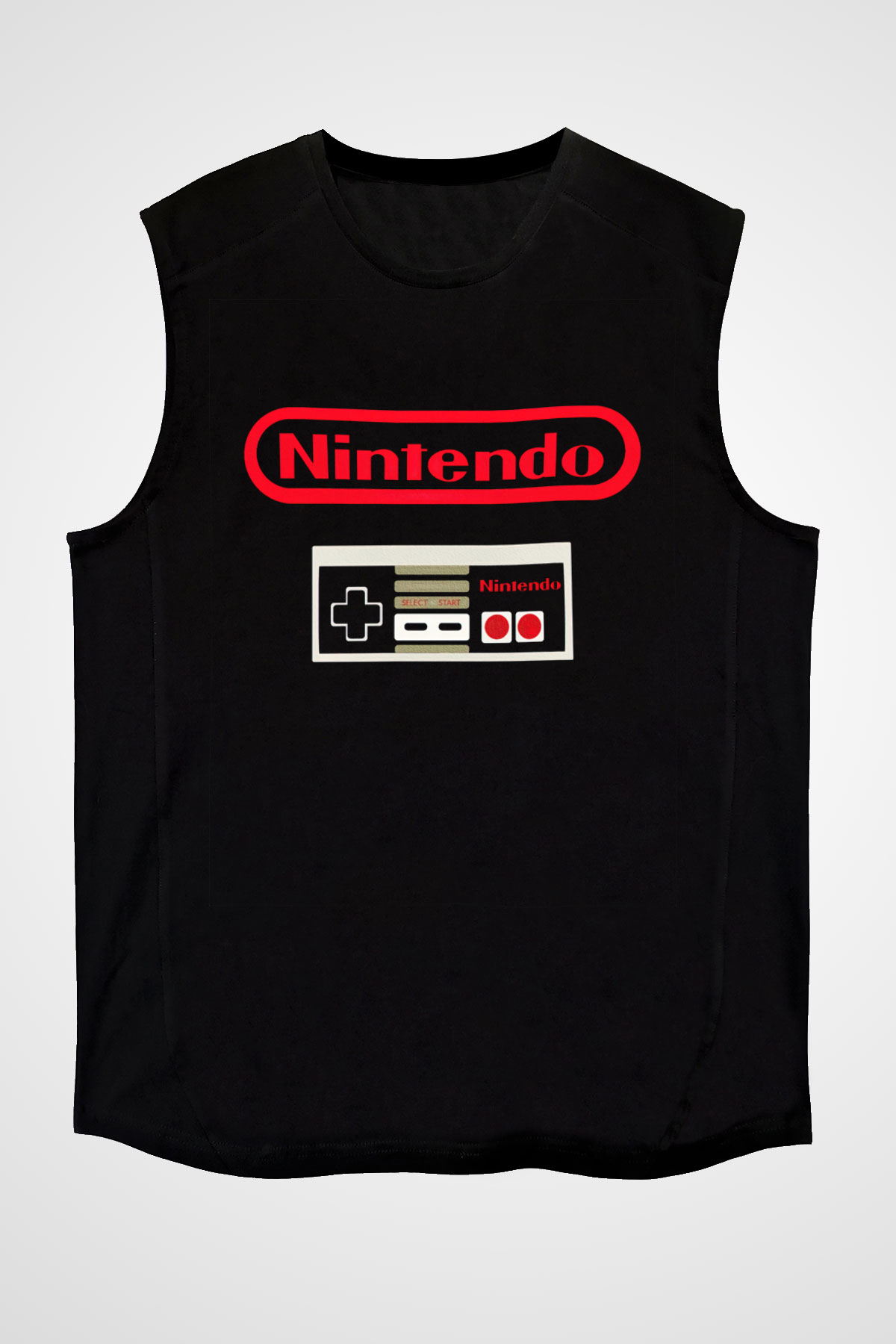 Nintendo Siyah Unisex Kolsuz Tişört