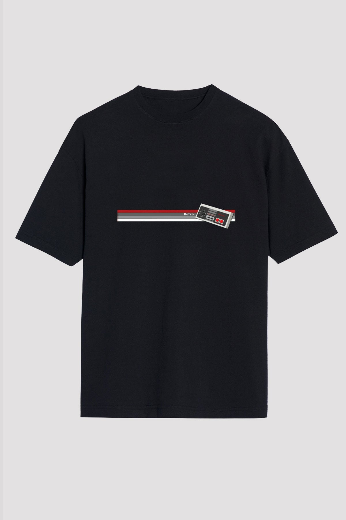 Nintendo Siyah Unisex Oversize Tişört