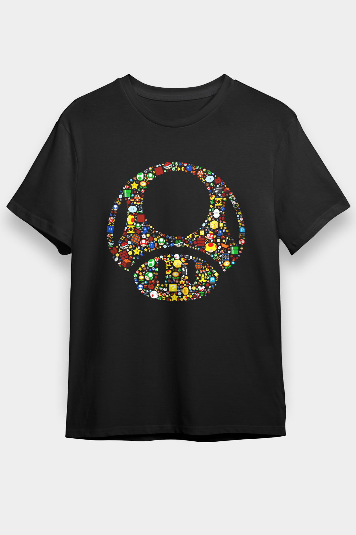Nintendo Siyah Unisex Tişört