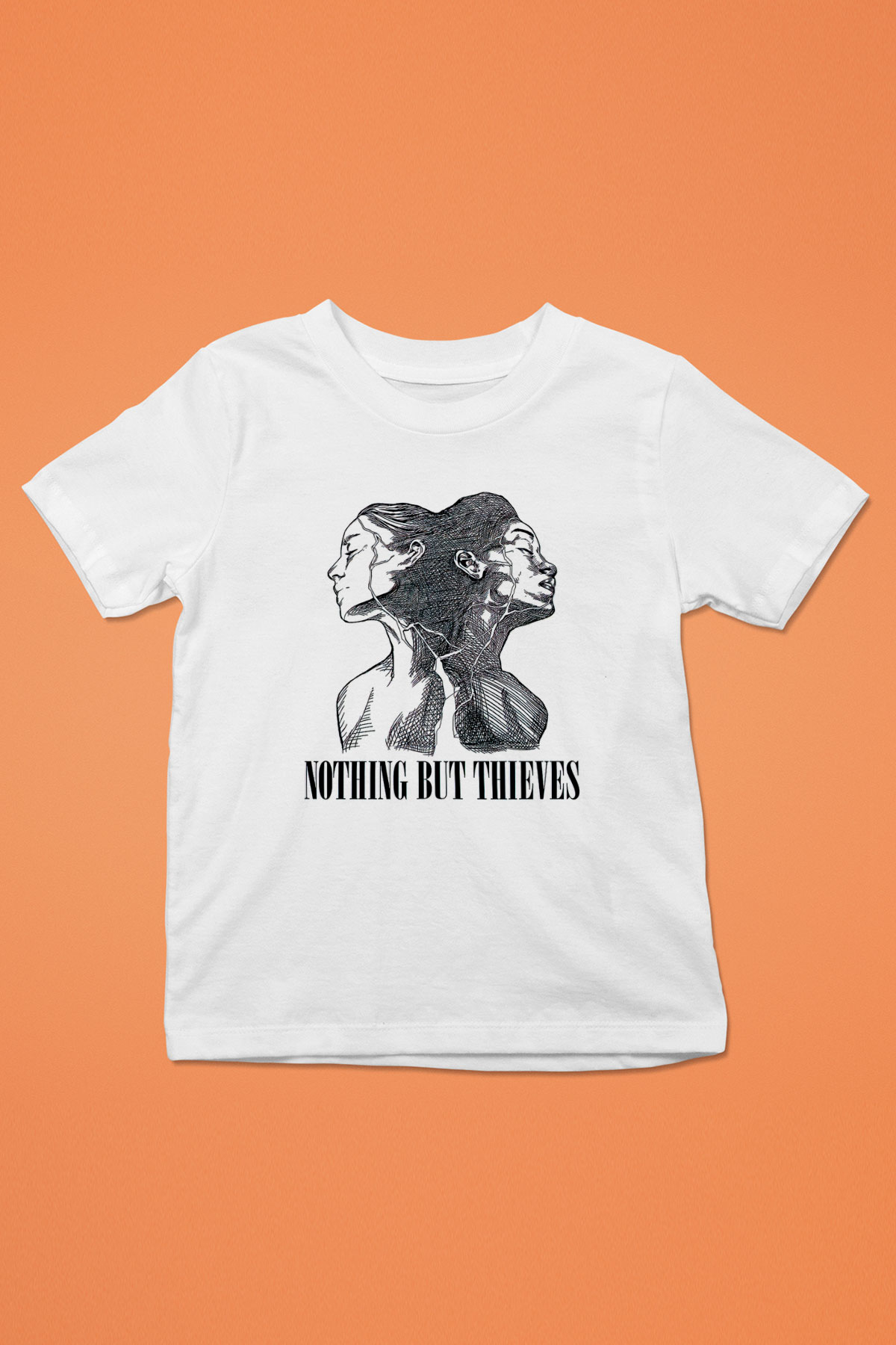 Nocturnal Depression Baskılı Beyaz Unisex Beyaz Çocuk Tişört - Tshirt