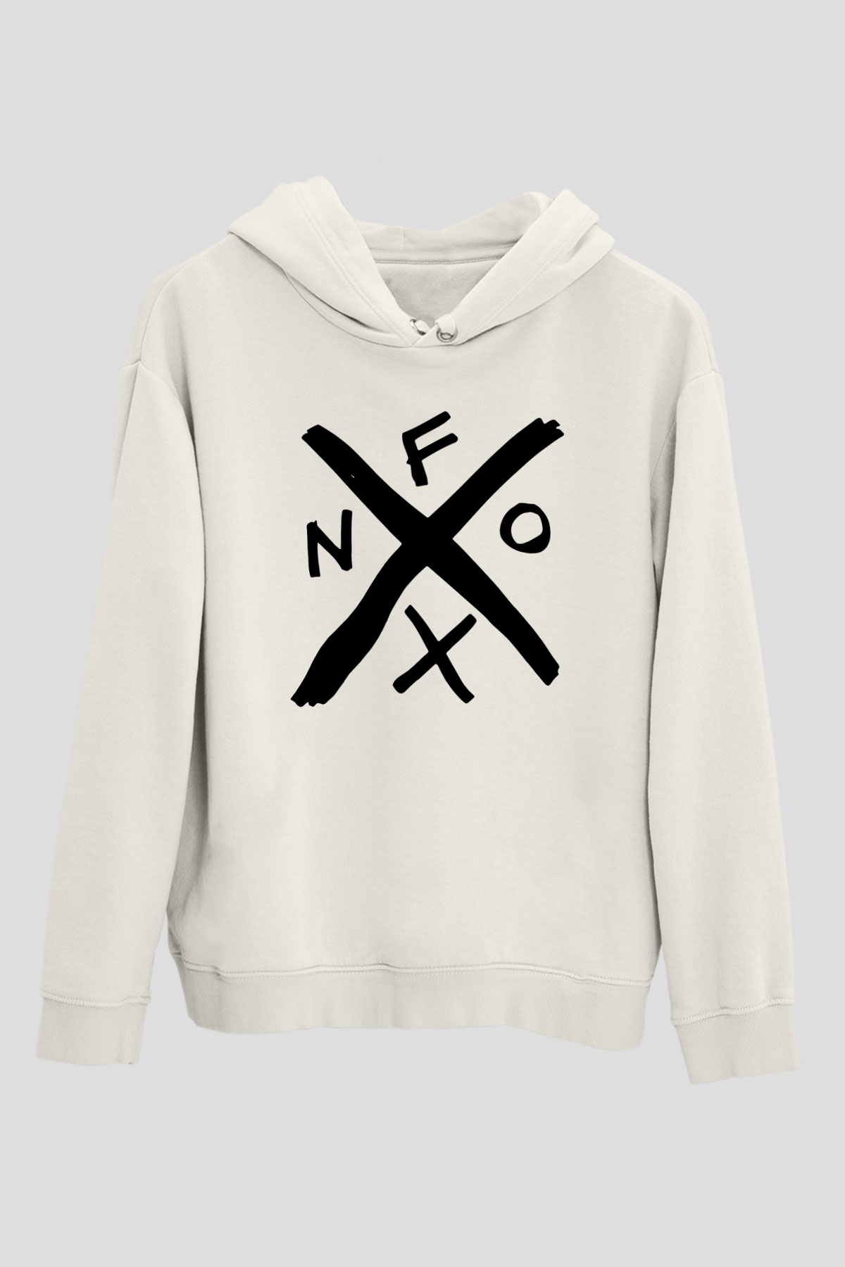 NOFX Beyaz Unisex Kapşonlu Sweatshirt