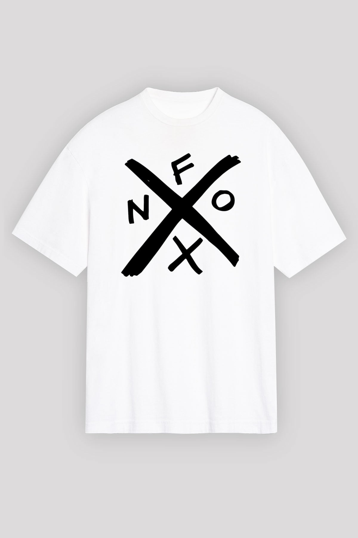 NOFX Beyaz Unisex Oversize Tişört T-Shirt