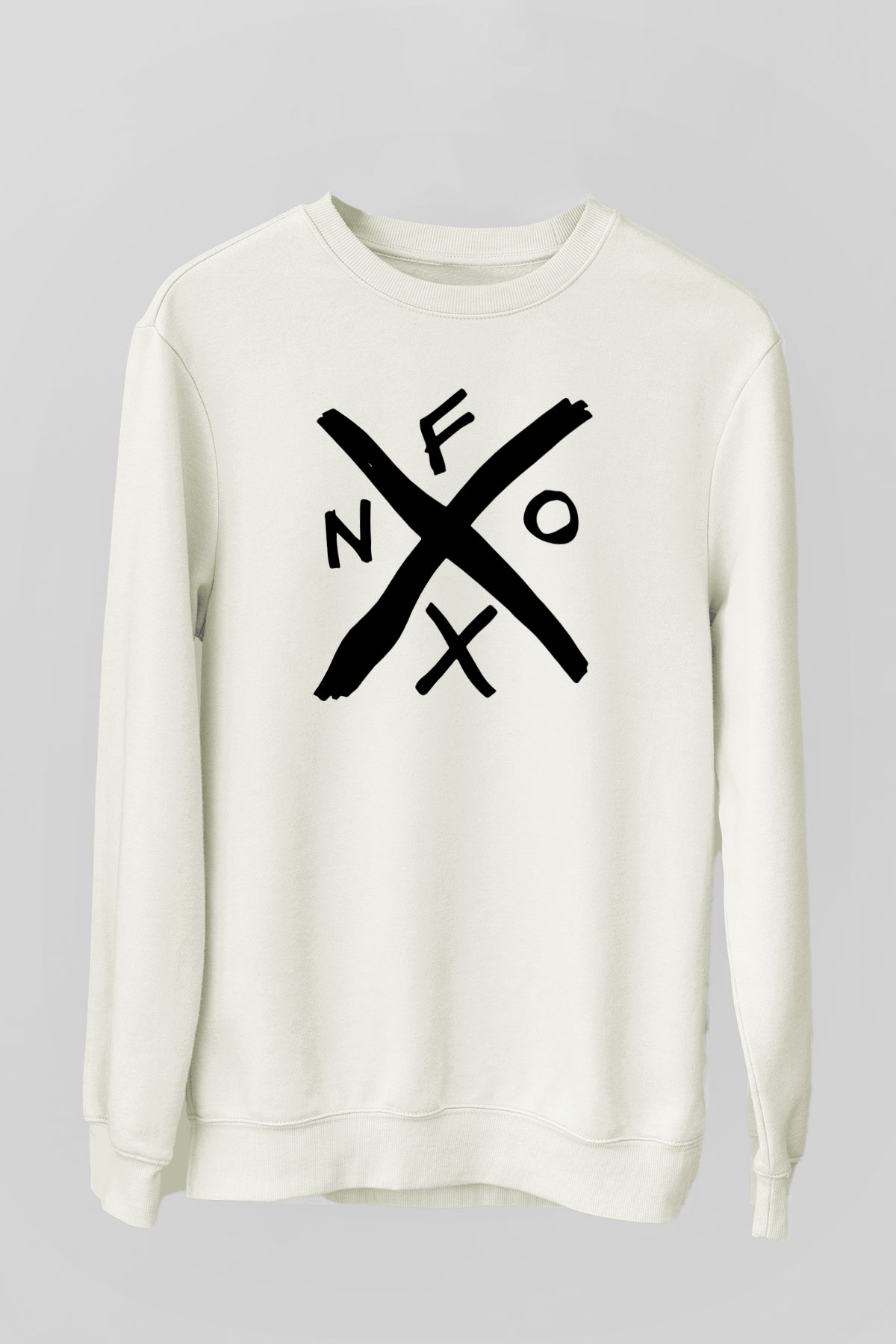 NOFX Beyaz Unisex Sweatshirt