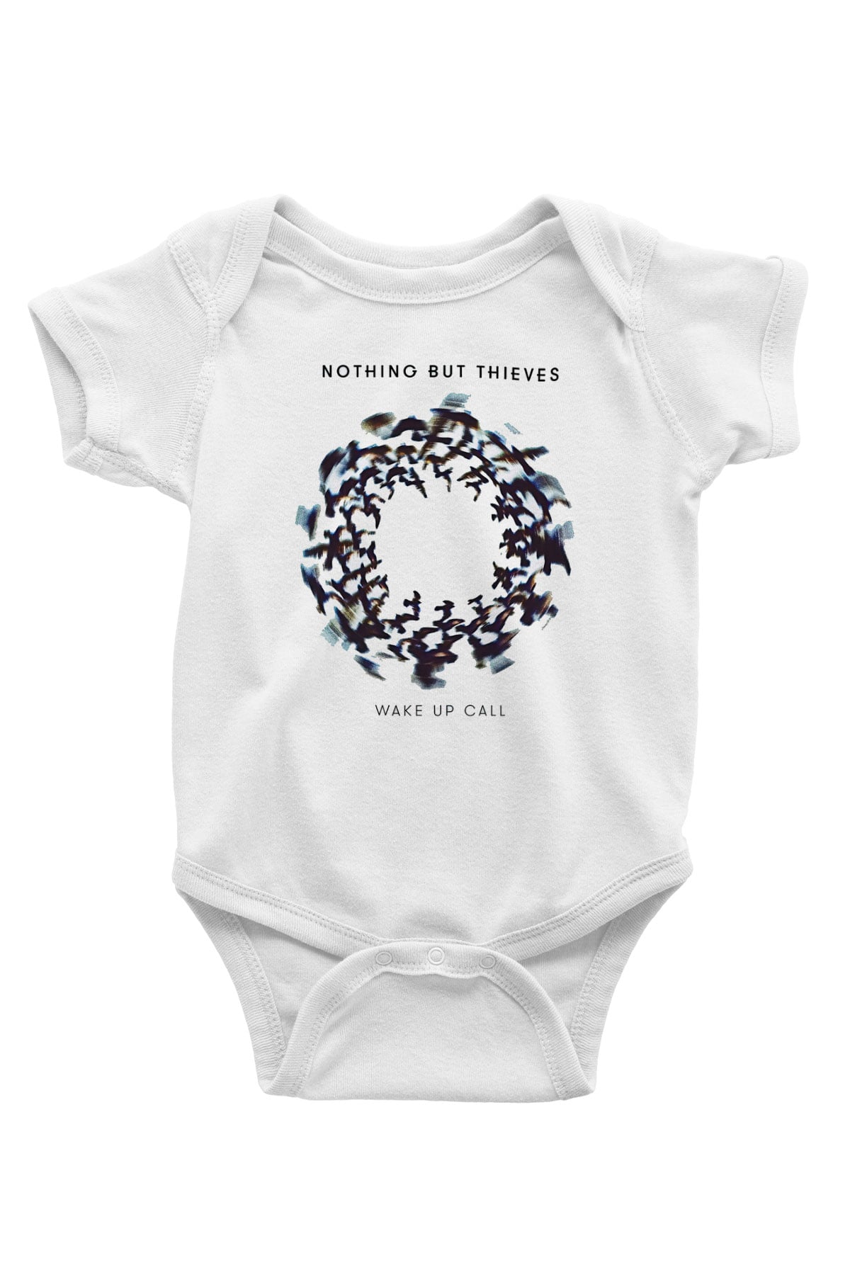 Nothing But Thieves Baskılı Beyaz Unisex Bebek Body - Zıbın