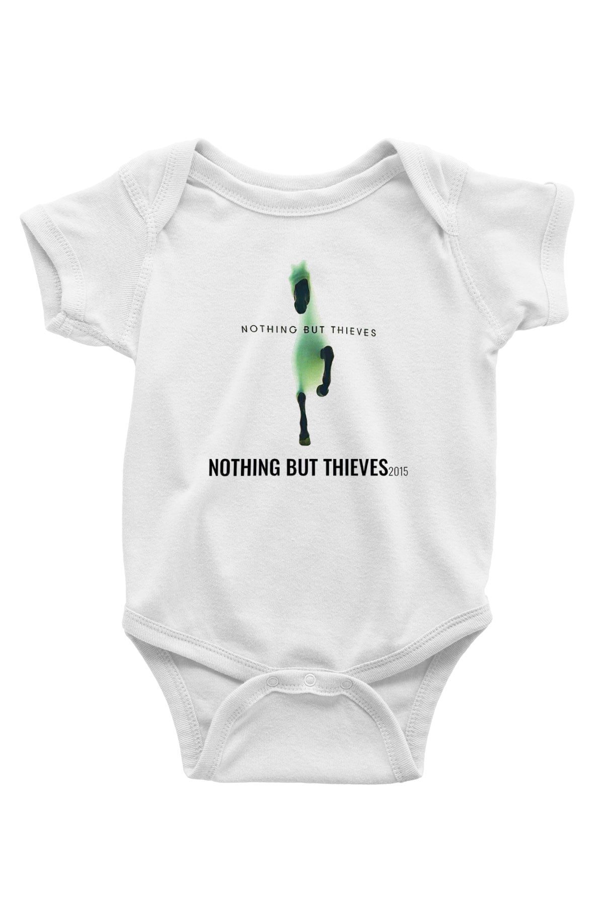 Nothing But Thieves Baskılı Beyaz Unisex Bebek Body - Zıbın