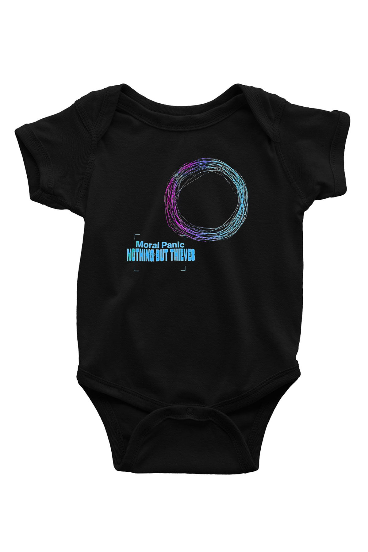 Nothing But Thieves Baskılı Unisex Siyah Bebek Body - Zıbın