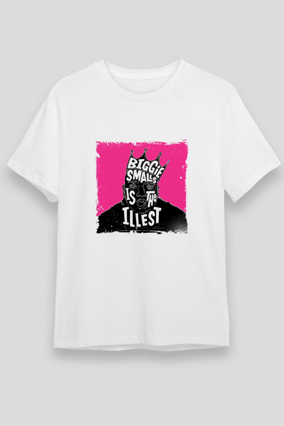 Notorious B.I.G. Unisex White Graphic Tee - STREETWEAR