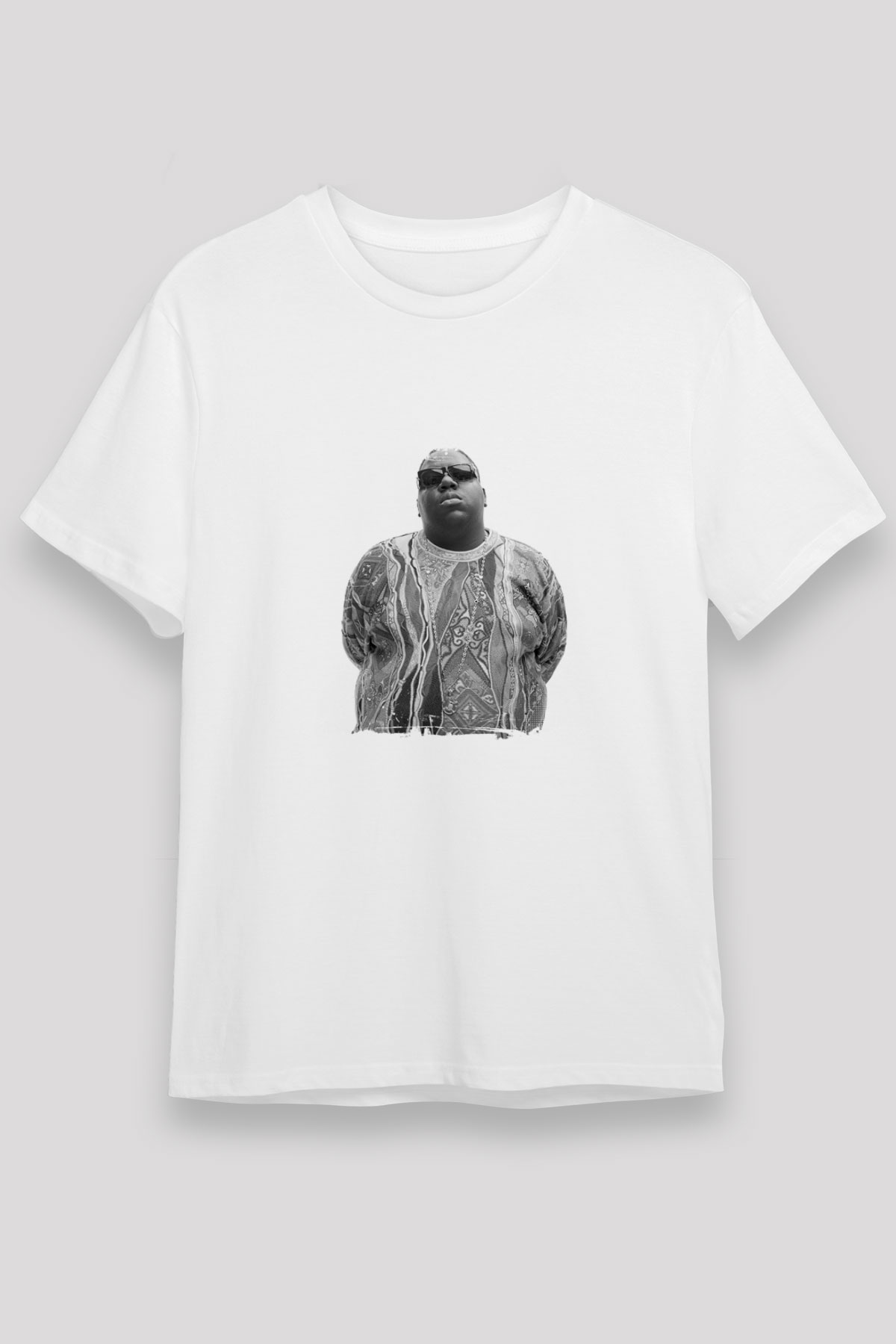 Notorious B.I.G. Unisex White Graphic Tee - STREETWEAR