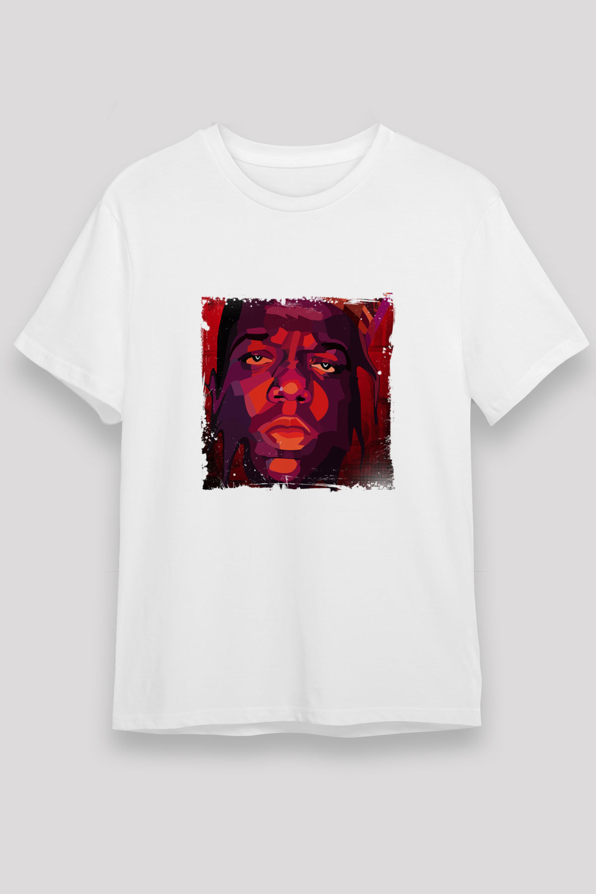 Notorious B.I.G. Unisex White Graphic Tee - STREETWEAR