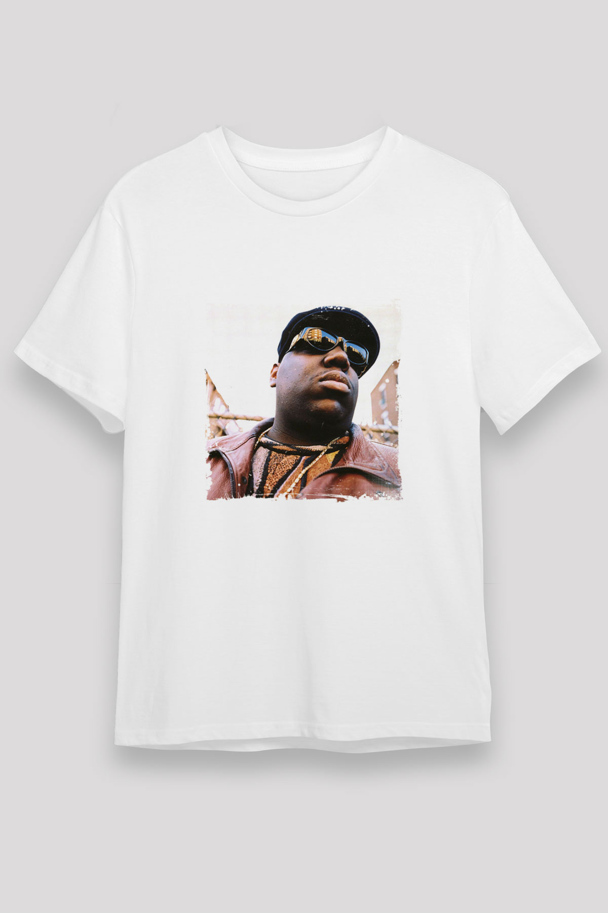 Notorious B.I.G. Unisex White Graphic Tee - STREETWEAR