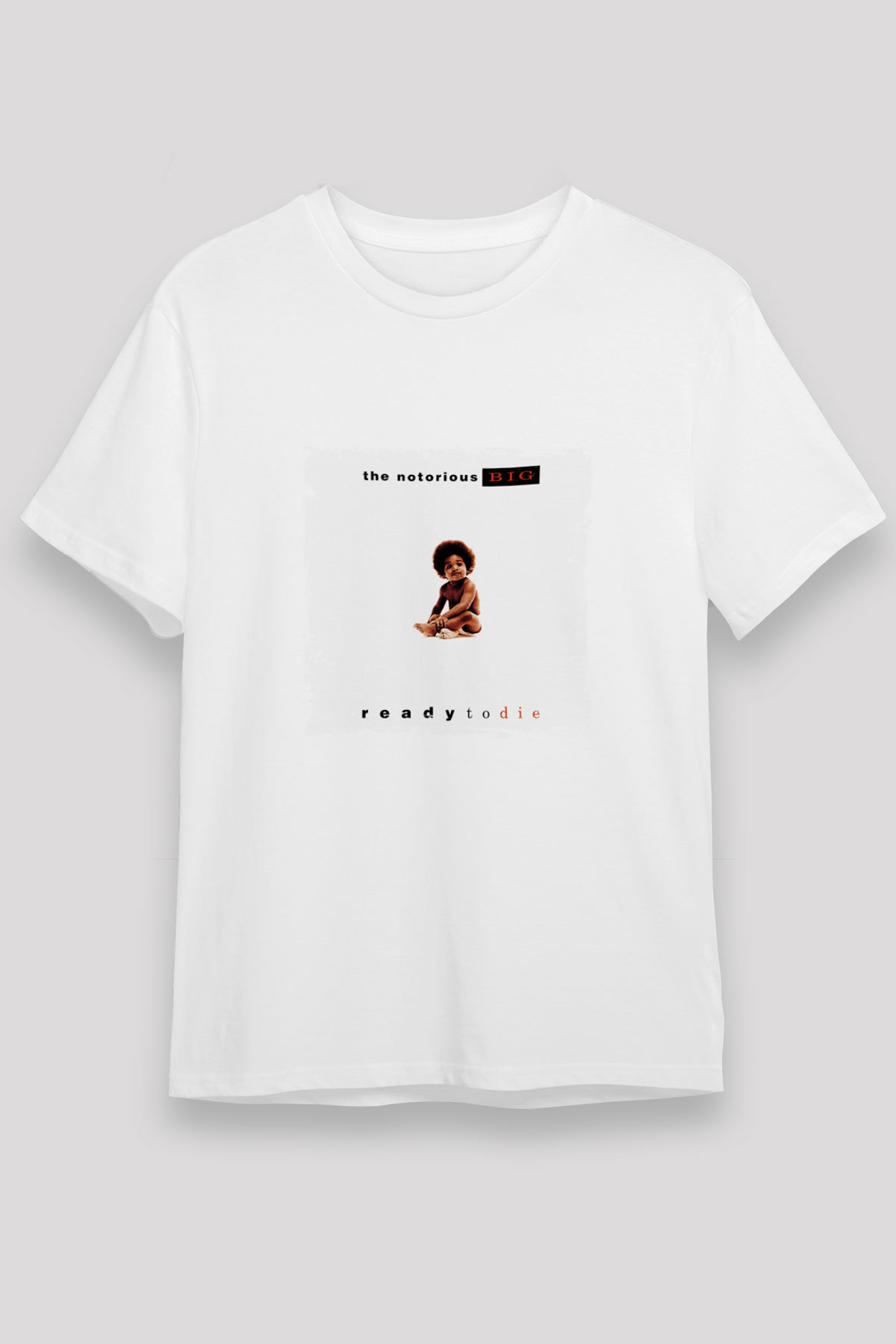 Notorious B.I.G. Unisex White Graphic Tee - STREETWEAR