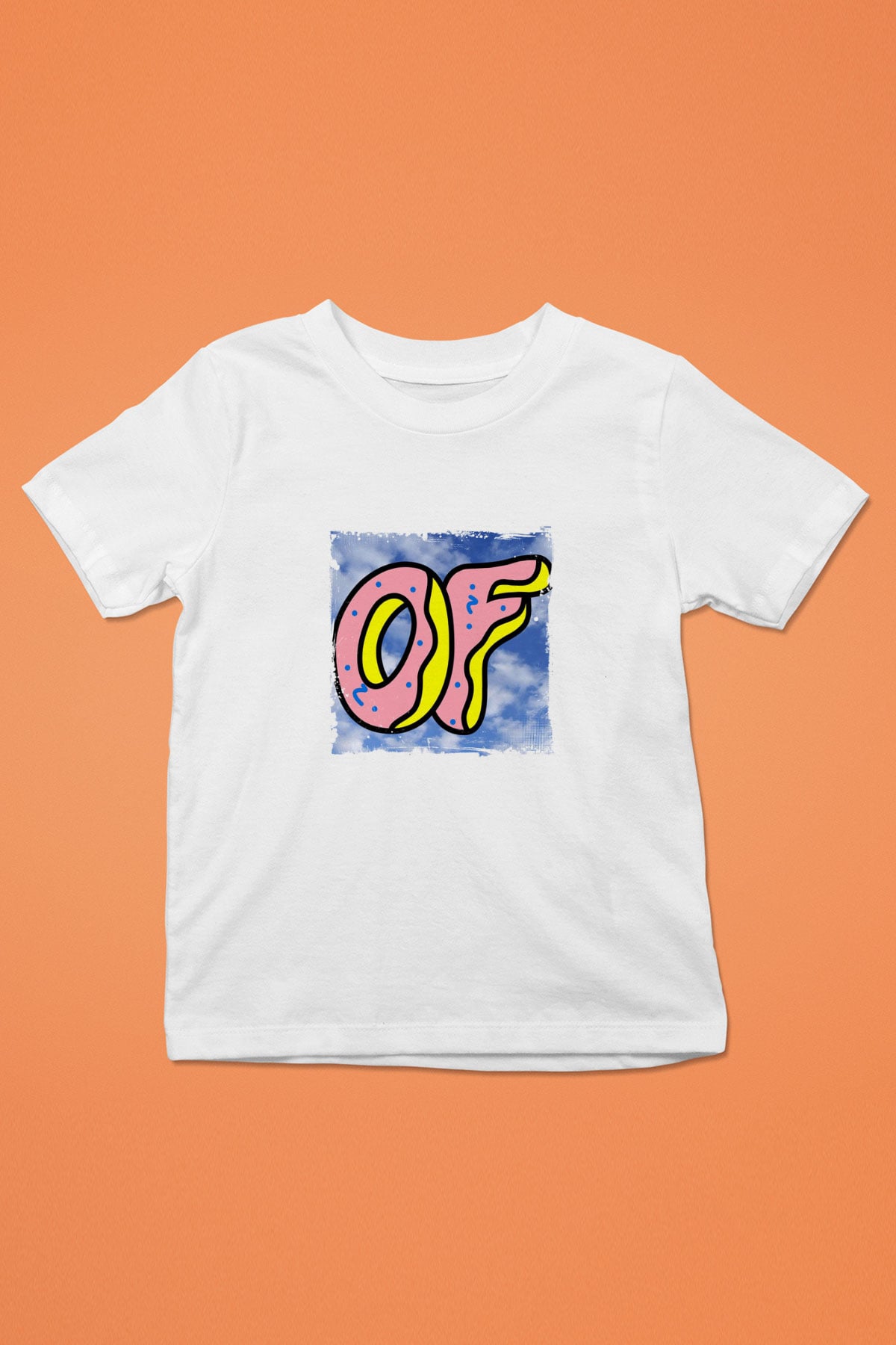 Odd Future Baskılı Unisex Beyaz Çocuk Tişört