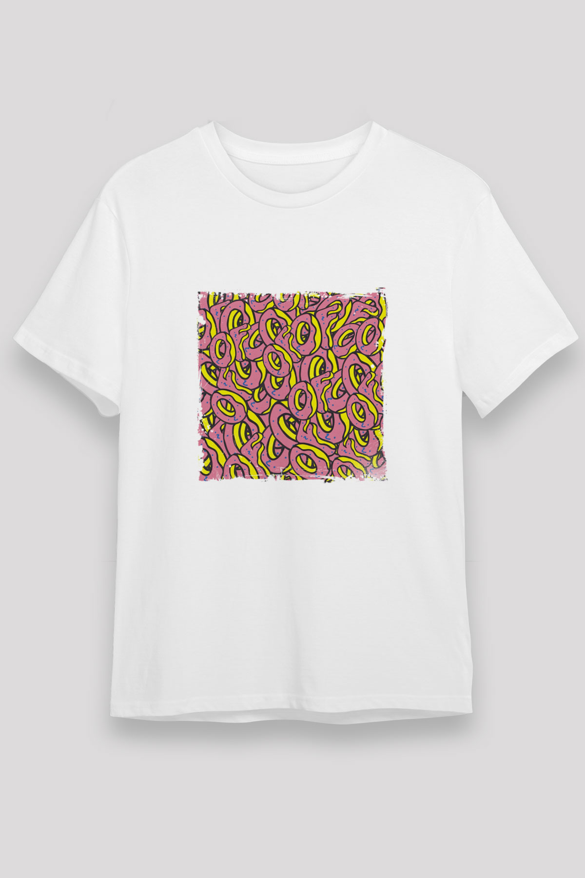 Odd Future Baskılı Unisex Beyaz Tişört